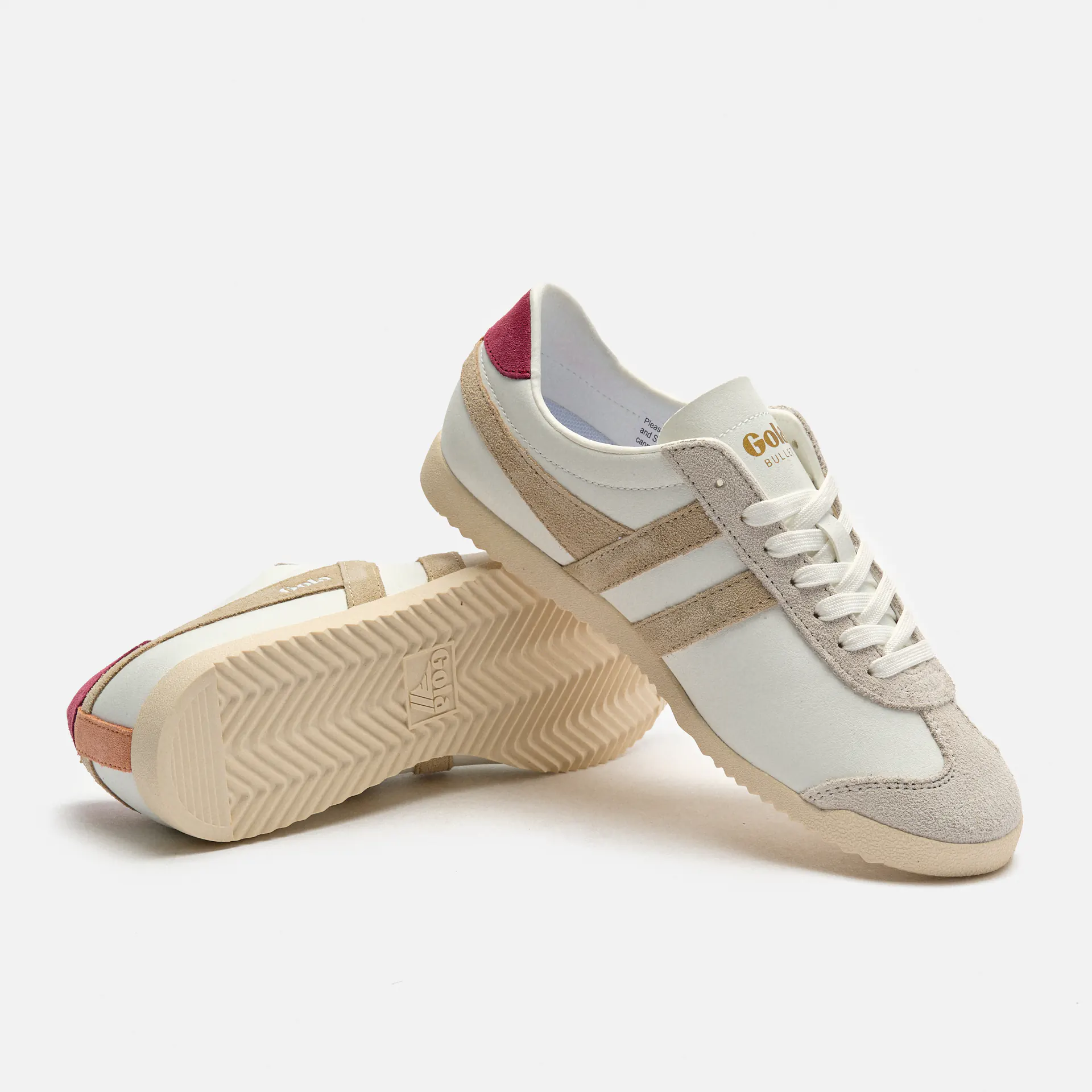 Gola Bullet Pure Sneaker White/Bone/Cerise