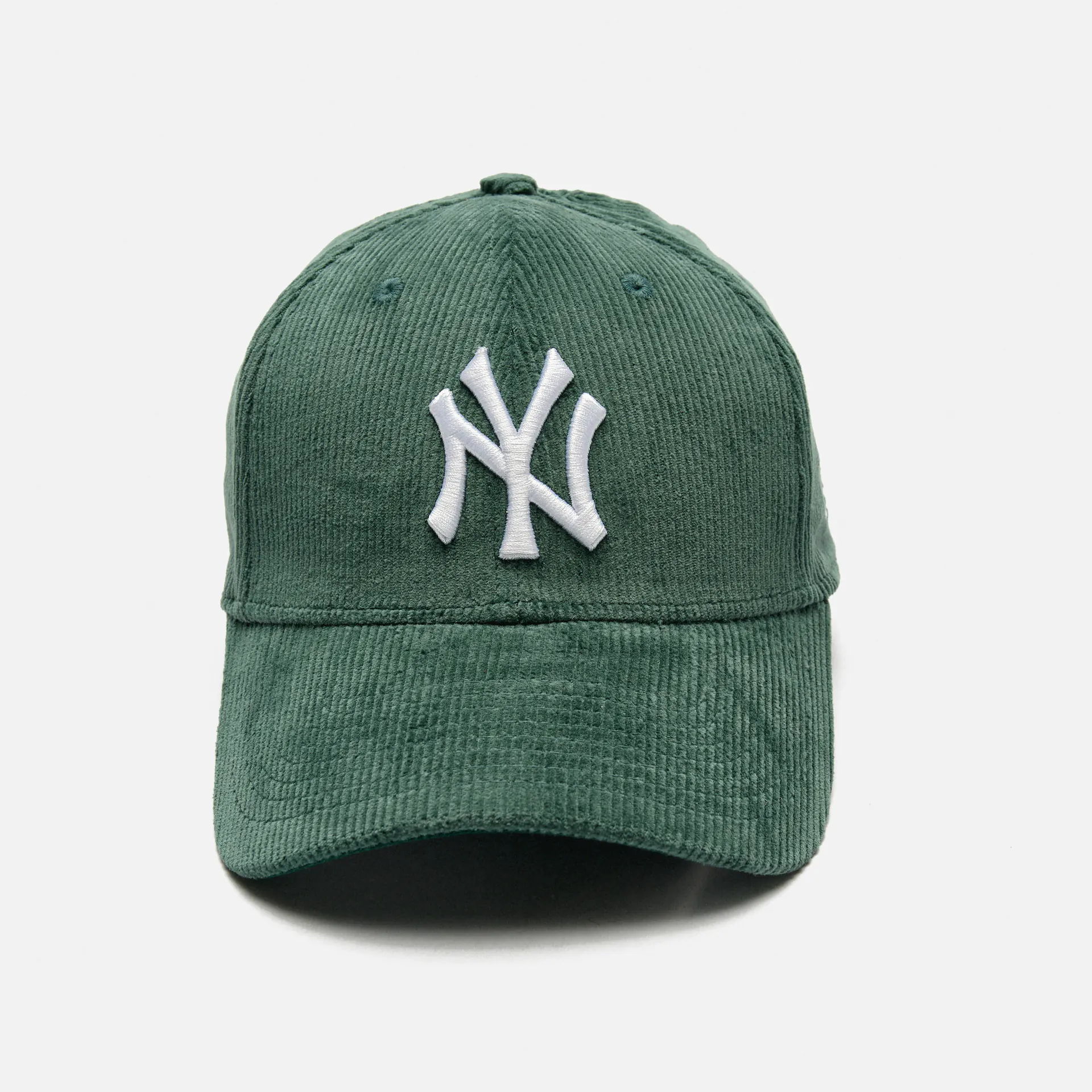 New Era MLB NY Yankees Cord 39Thirty Stretch Fit Cap Dark Green