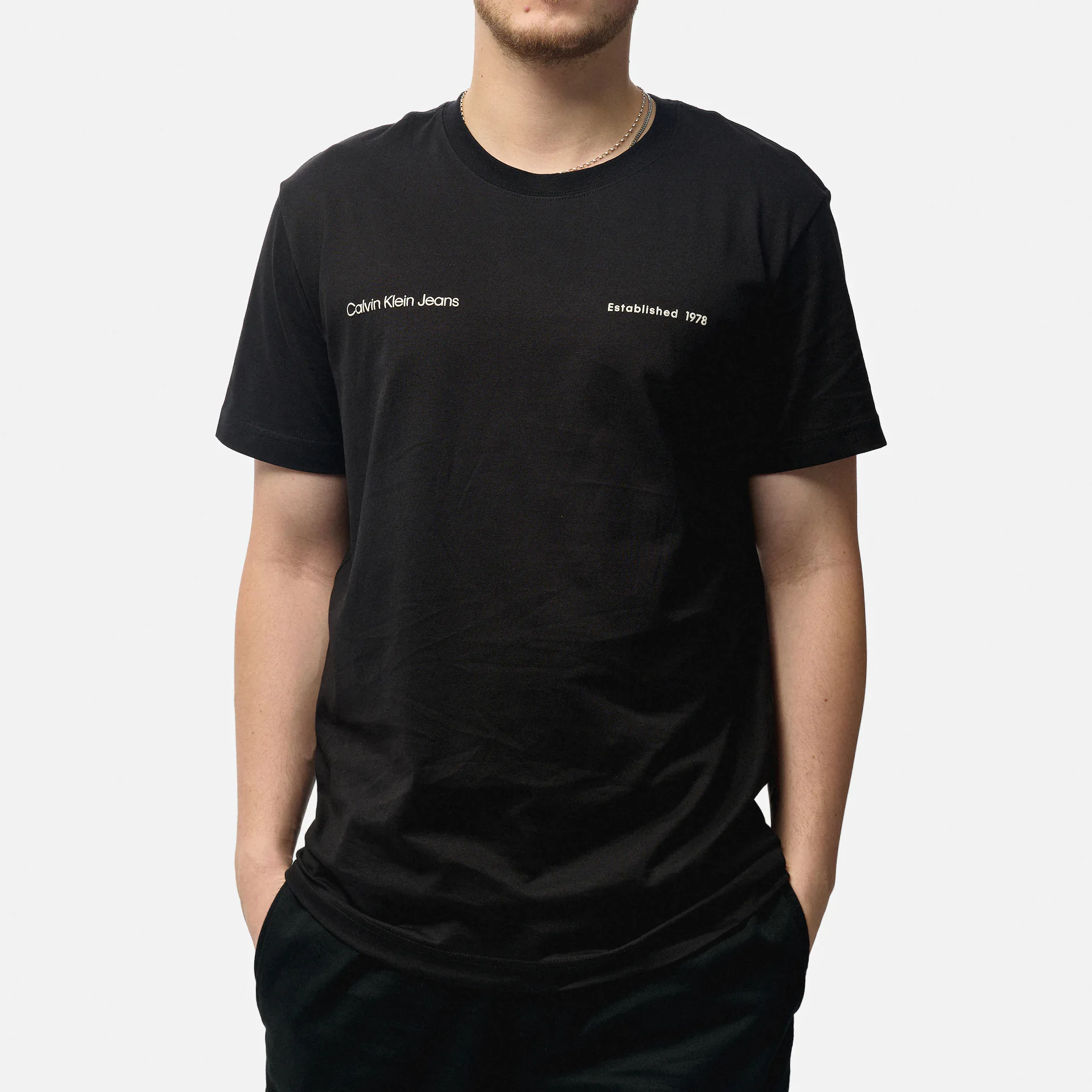 Calvin Klein Jeans Big Box Logo T-Shirt Black