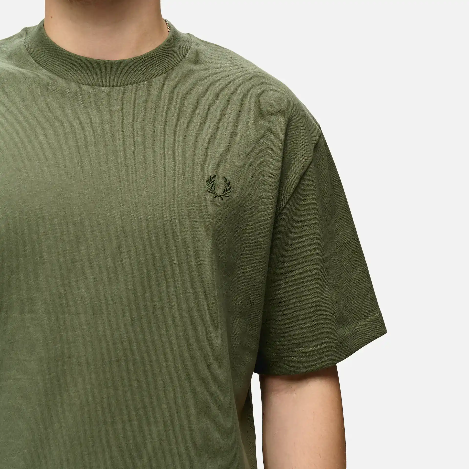 Fred Perry Relaxed T-Shirt Laurel Wreath Green