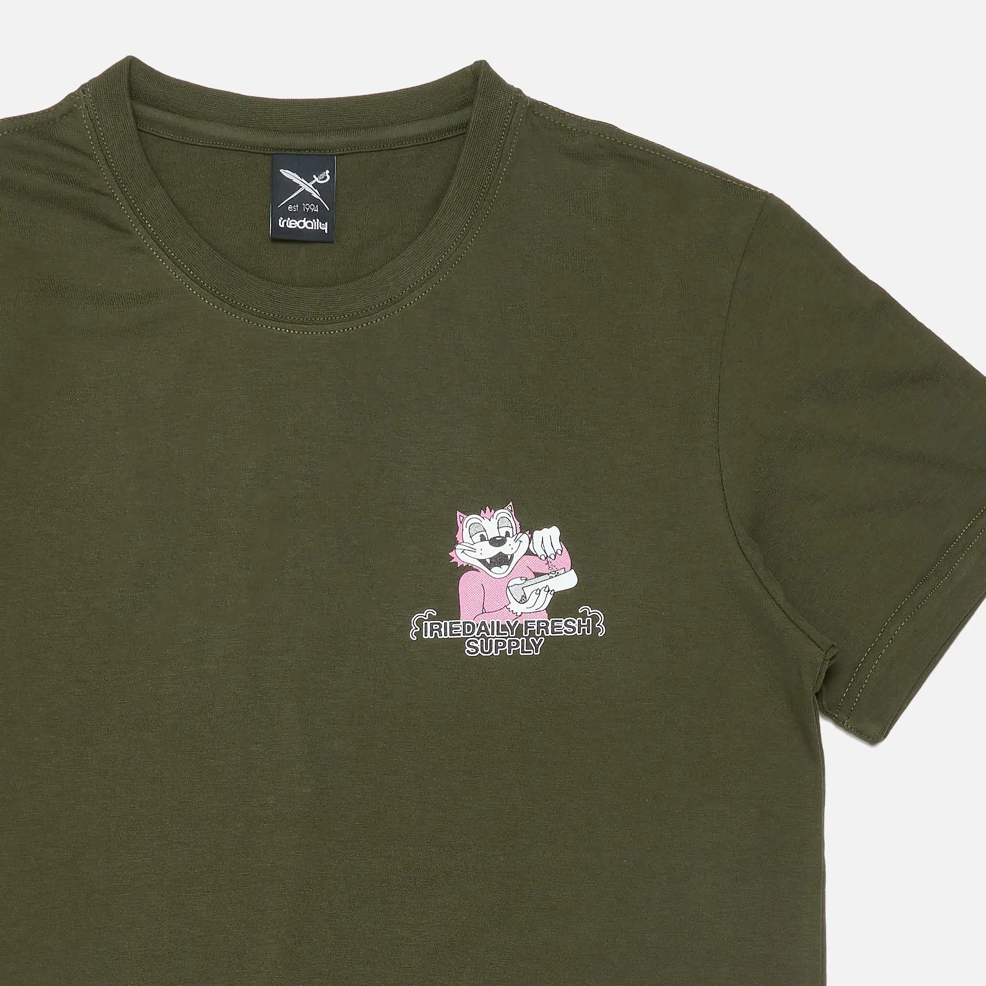 Iriedaily Fresh Supply T-Shirt Dark Olive