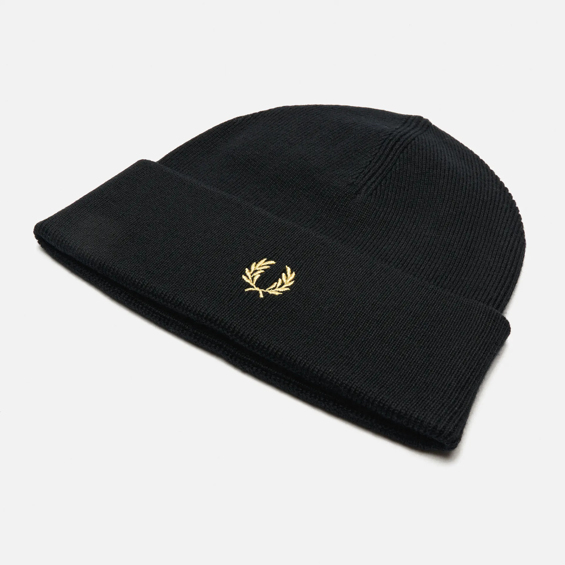 Fred Perry Classic Beanie Black/Champagne