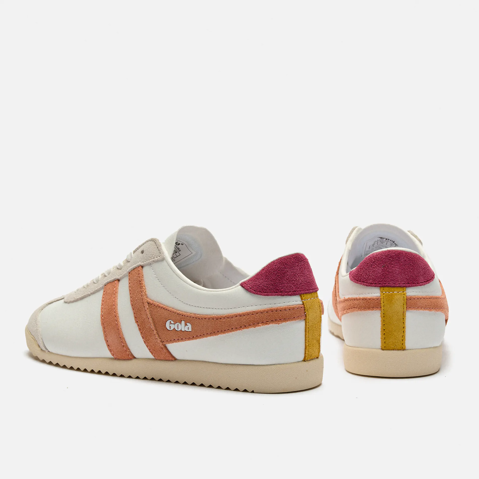 Gola Bullet Pure Sneaker White/Terracotta/Cerise