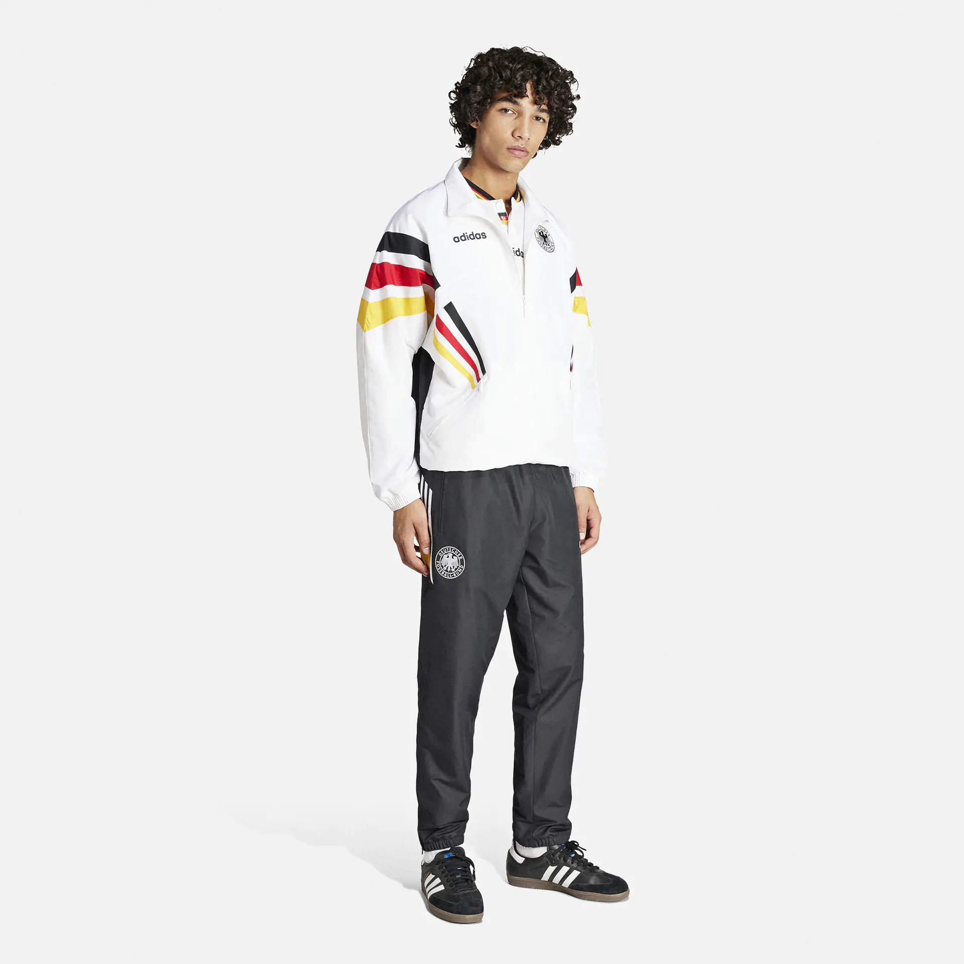 adidas DFB 1996 Woven Track Jacket White/Black