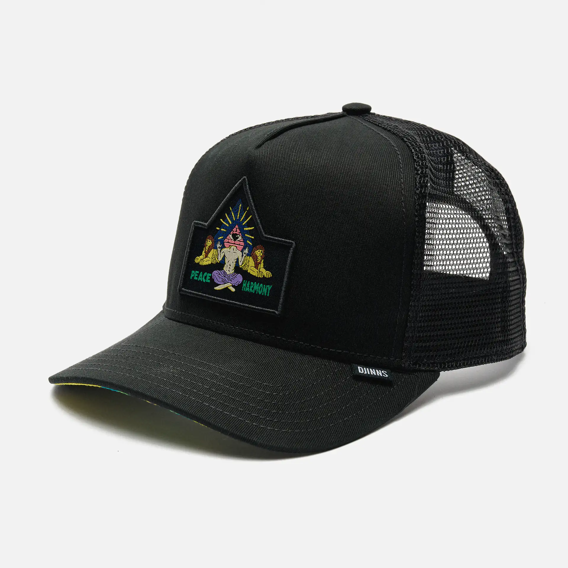 DJINNS Trucker Cap HFT Peace & Harmony Black