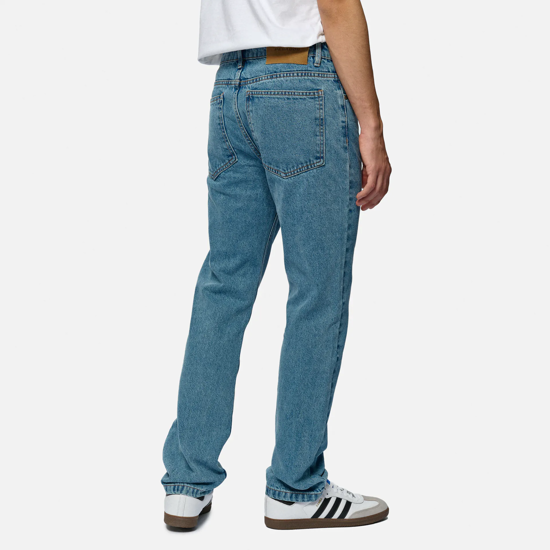 PEGADOR Baures Straight Jeans Washed Blue