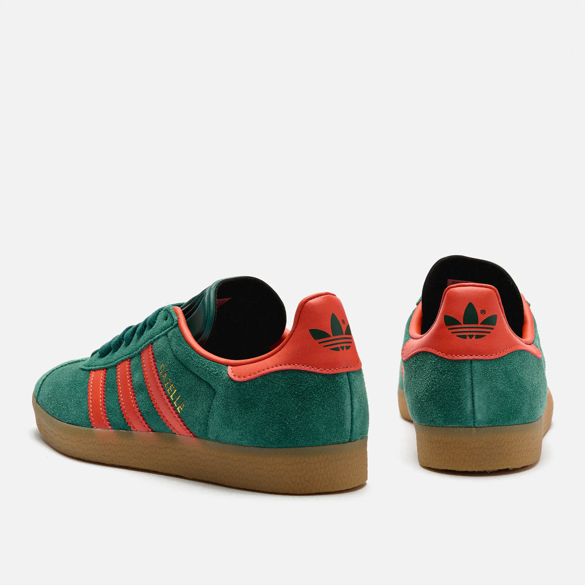 adidas Originals Gazelle Sneaker Core Green/Preloved Red/Gum3