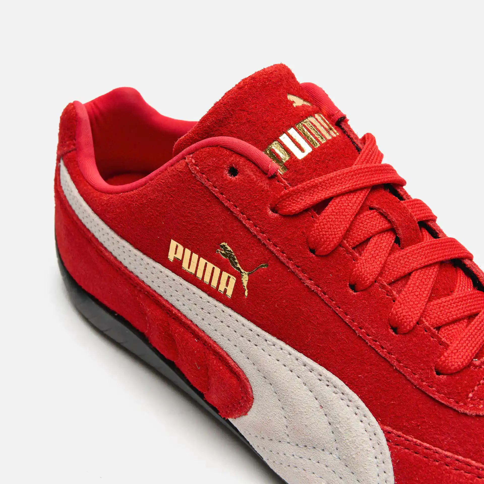 All red puma sneakers online