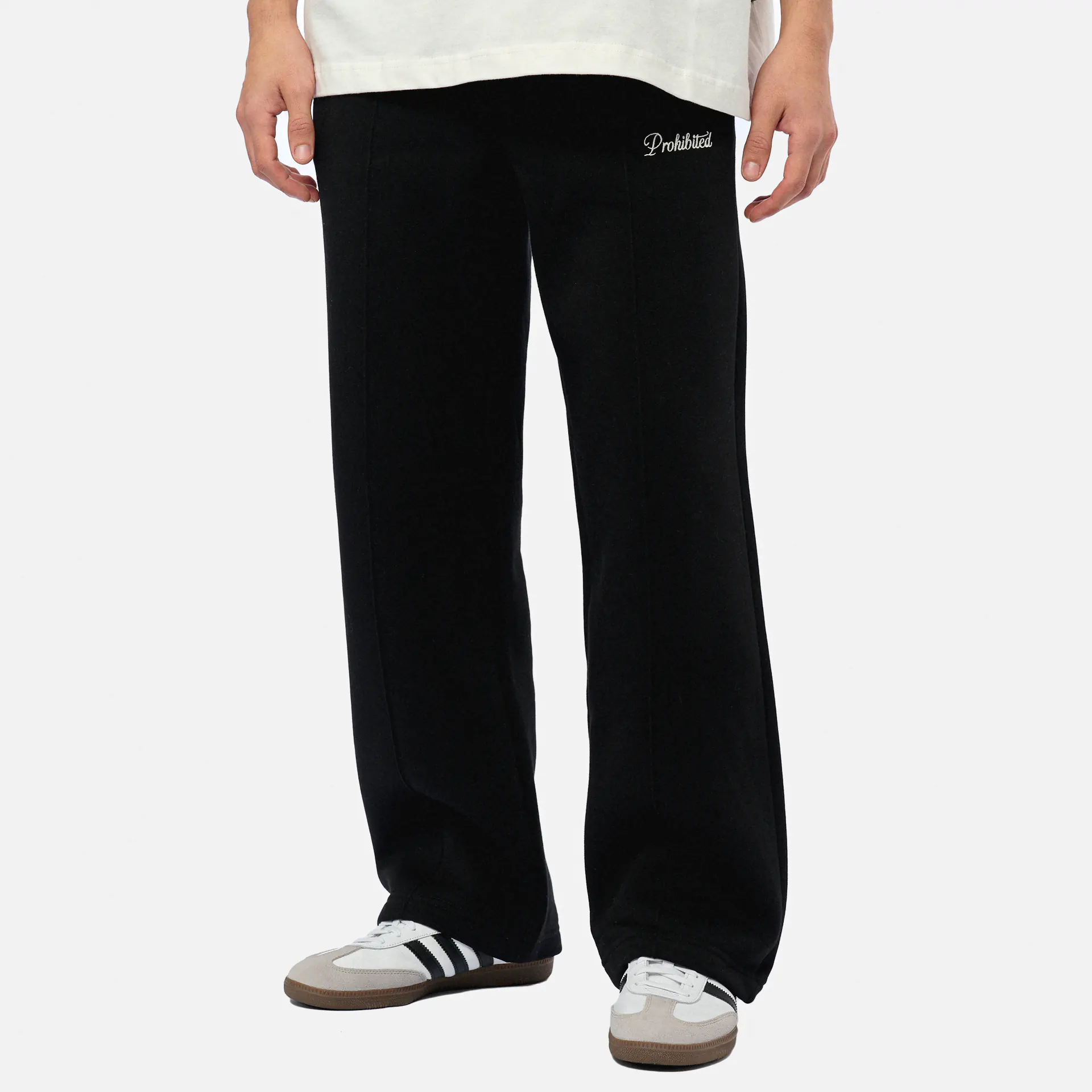 Prohibited Loose Sweatpants Black