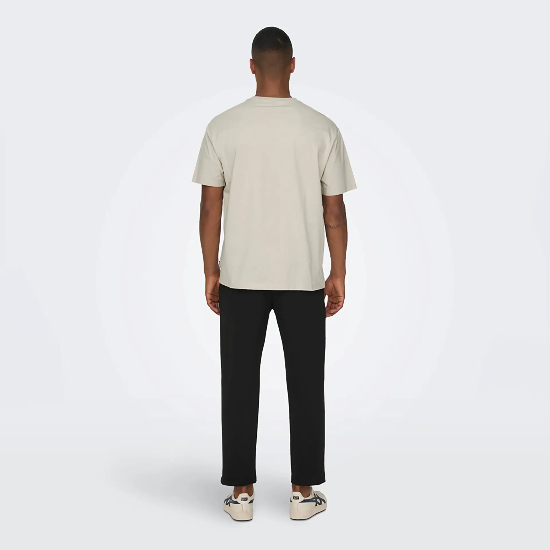 Only & Sons onsFred Relaxed Fit T-Shirt Silver Lining