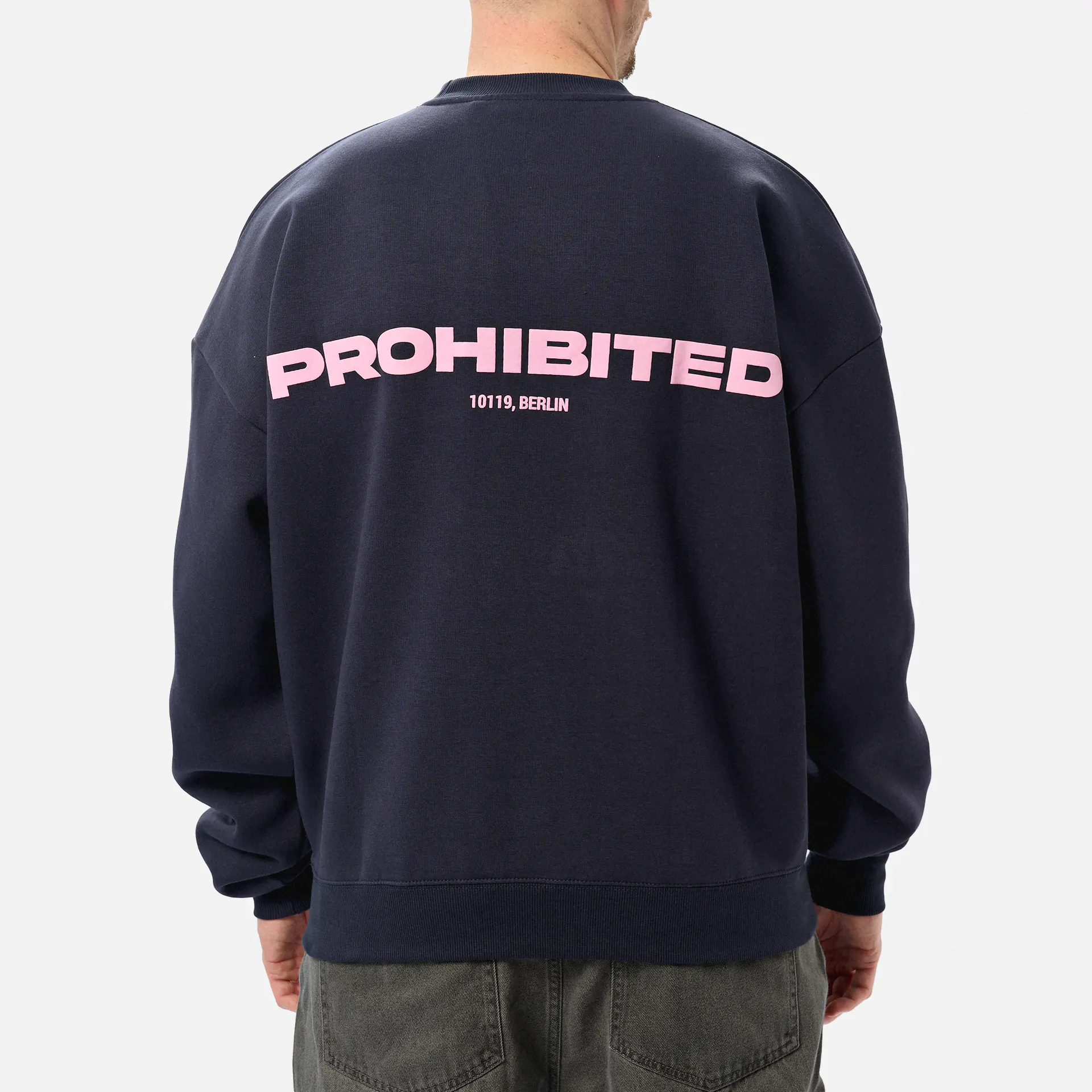 Prohibited 10119 Crew Neck 1.0 Midnight Grey