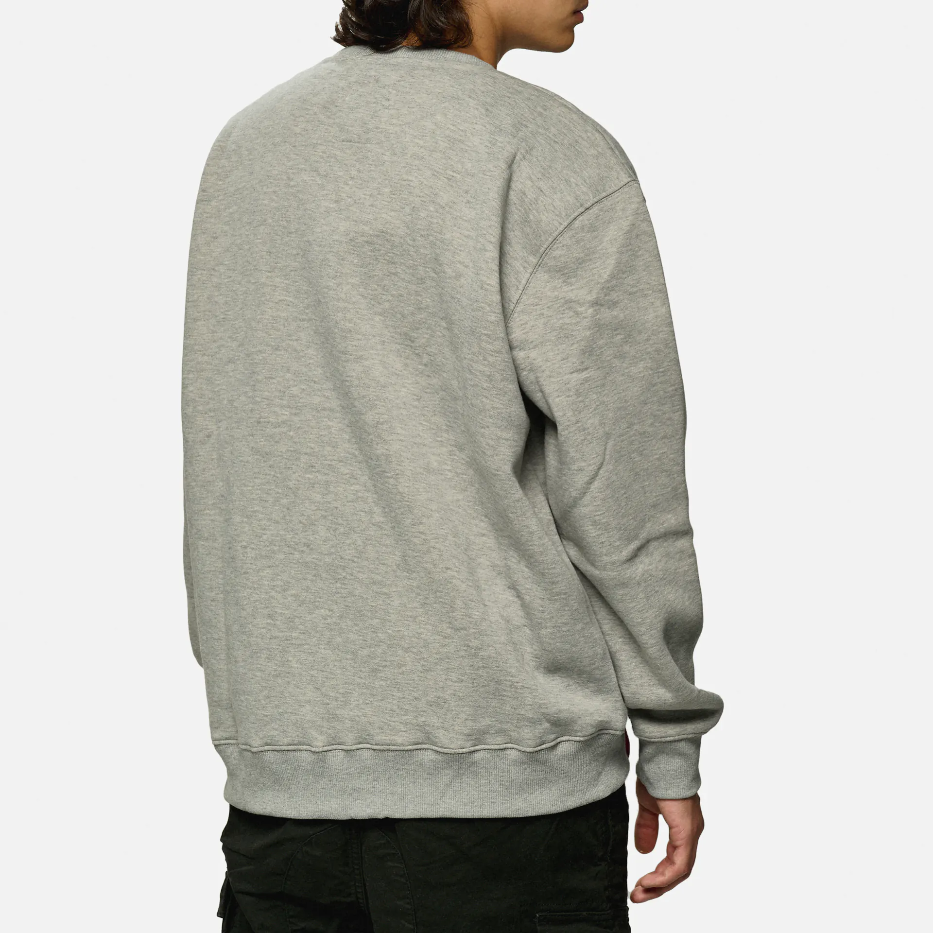 Alpha Industries Basic Sweater Small Logo Light Grey