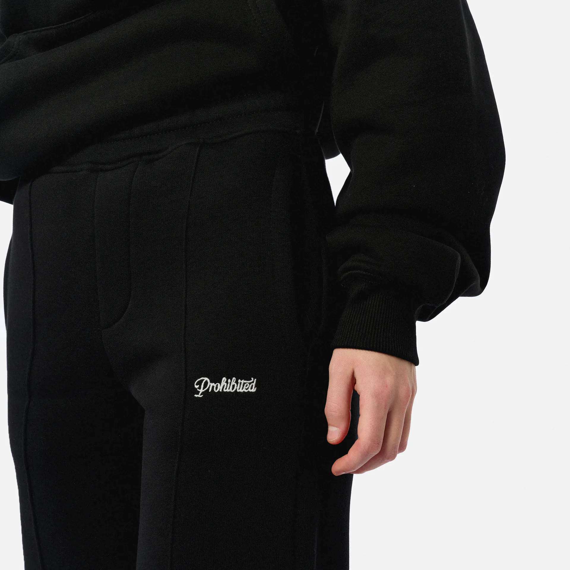 Prohibited Loose Sweatpants Black