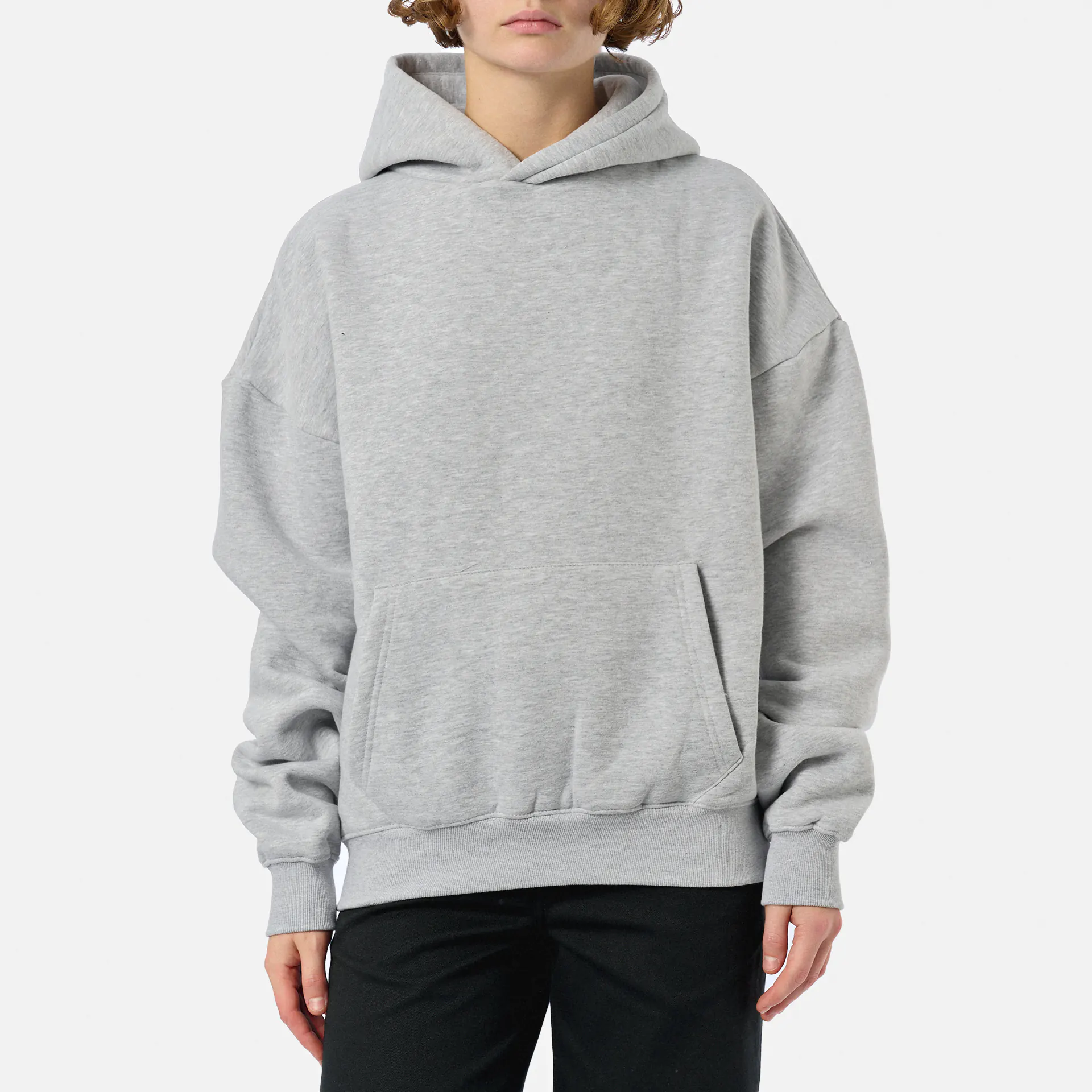 Prohibited Drift Hunt Hoodie Grey Melange