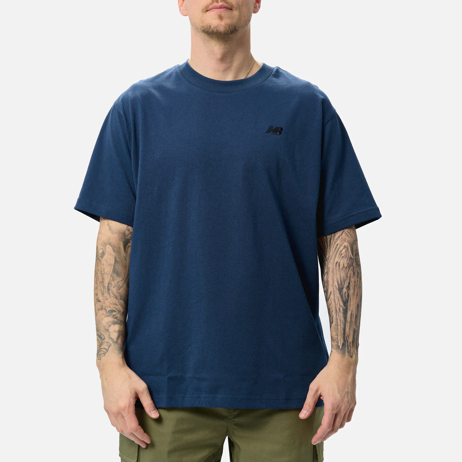 New Balance Athletics Cotton T-Shirt Navy