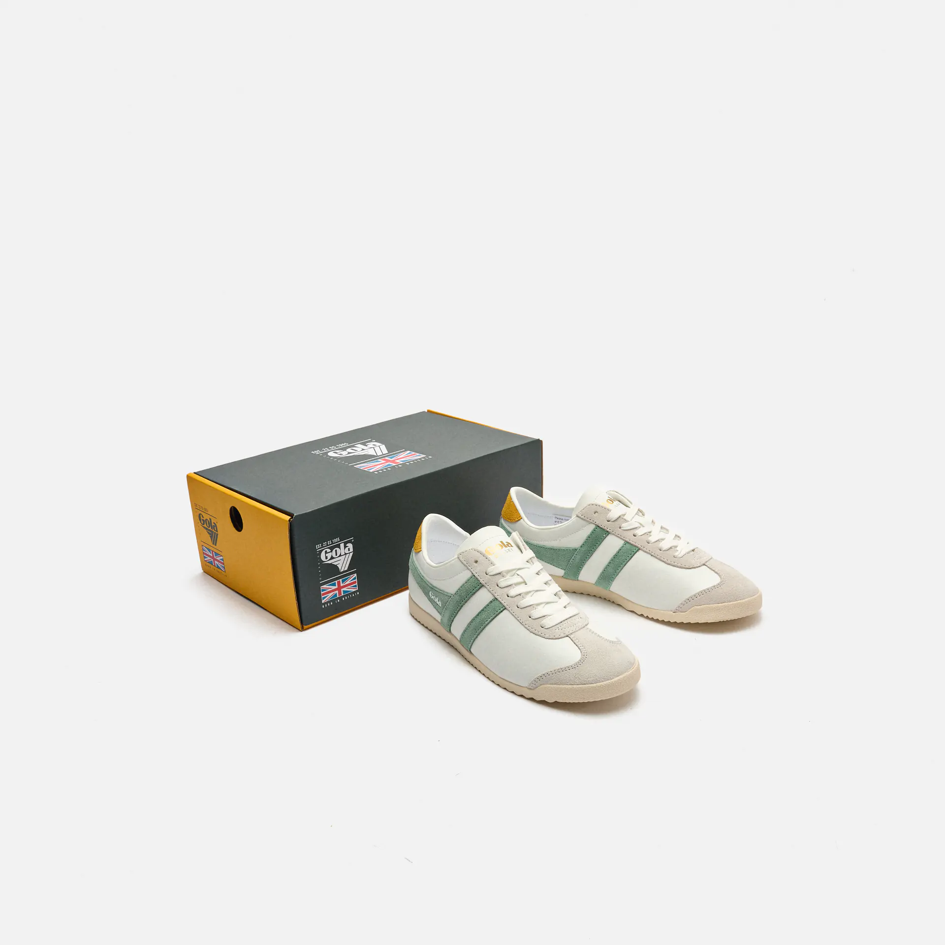 Gola Bullet Pure Sneaker White/Green Mist/Sun