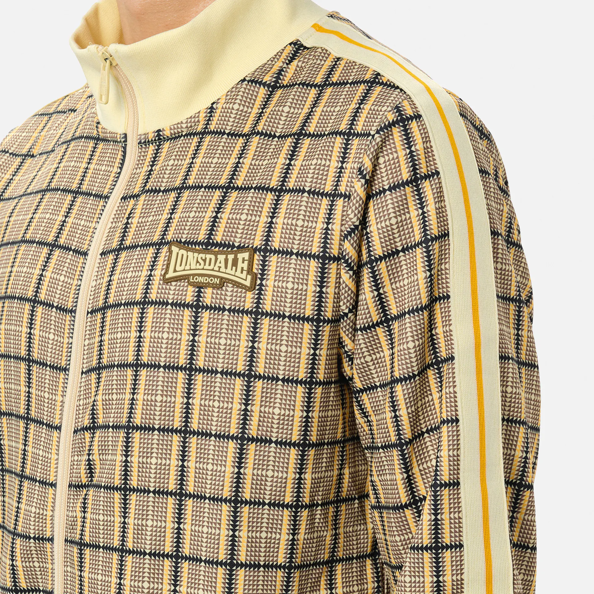 Lonsdale SEABROOK Suit Yellow/Brown/Ecru