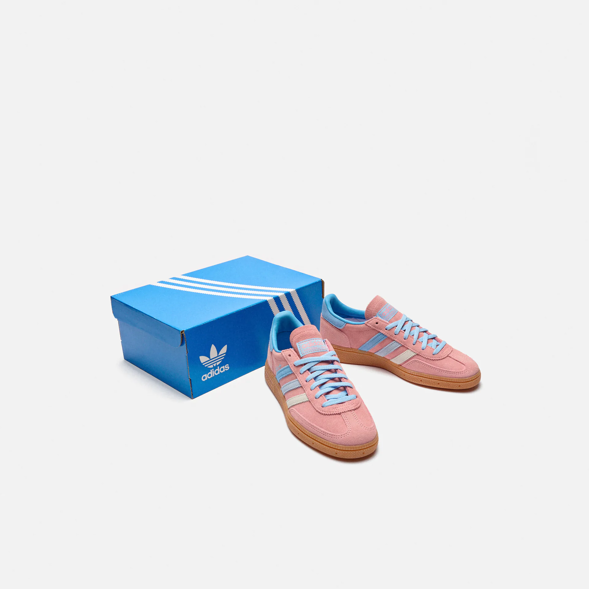 adidas Originals Handball Spezial Sneaker Semi Pink Spark Light Blue Sky