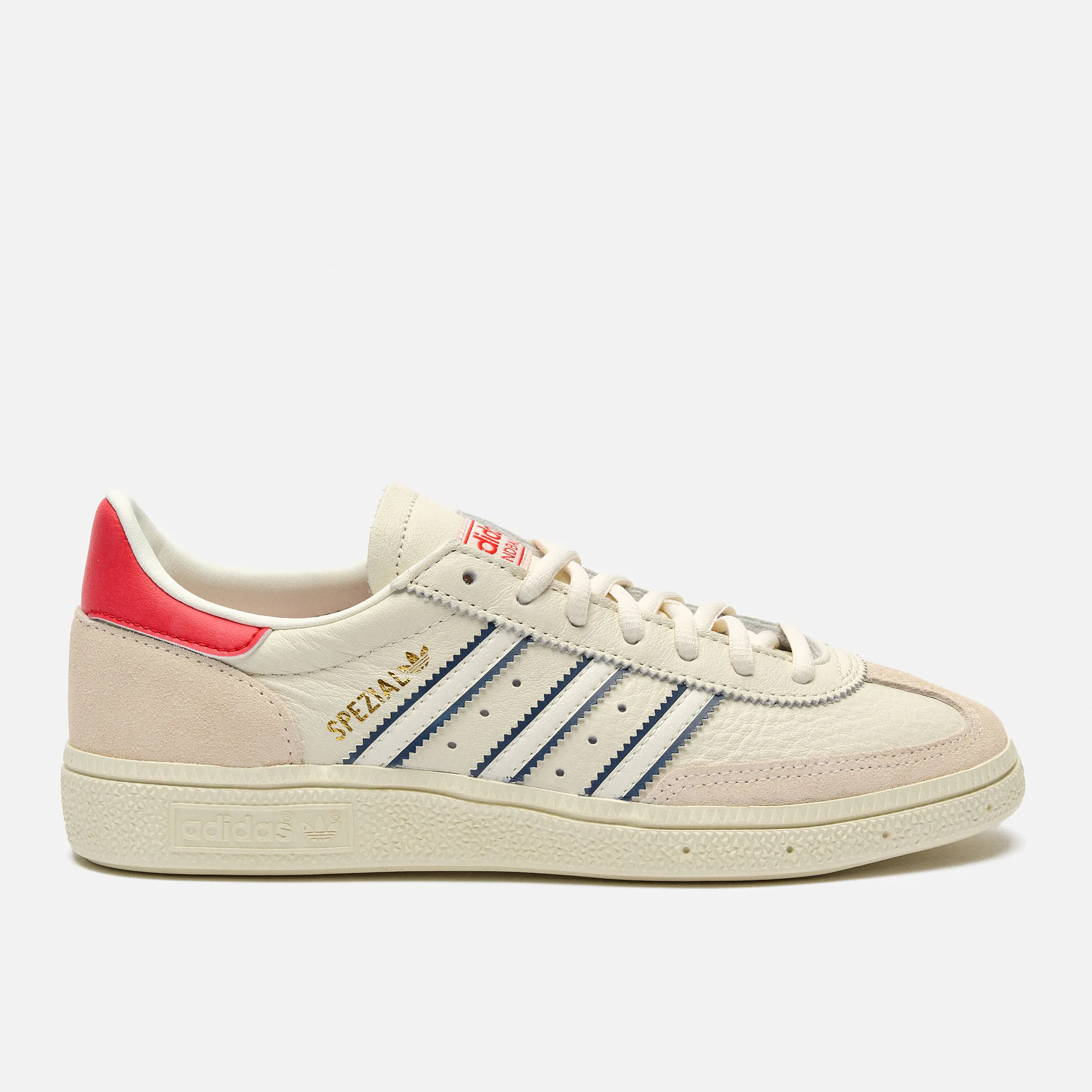 adidas Sneaker Handball Spezial Leather Cloud White/Night Indigo/Better Scarlet