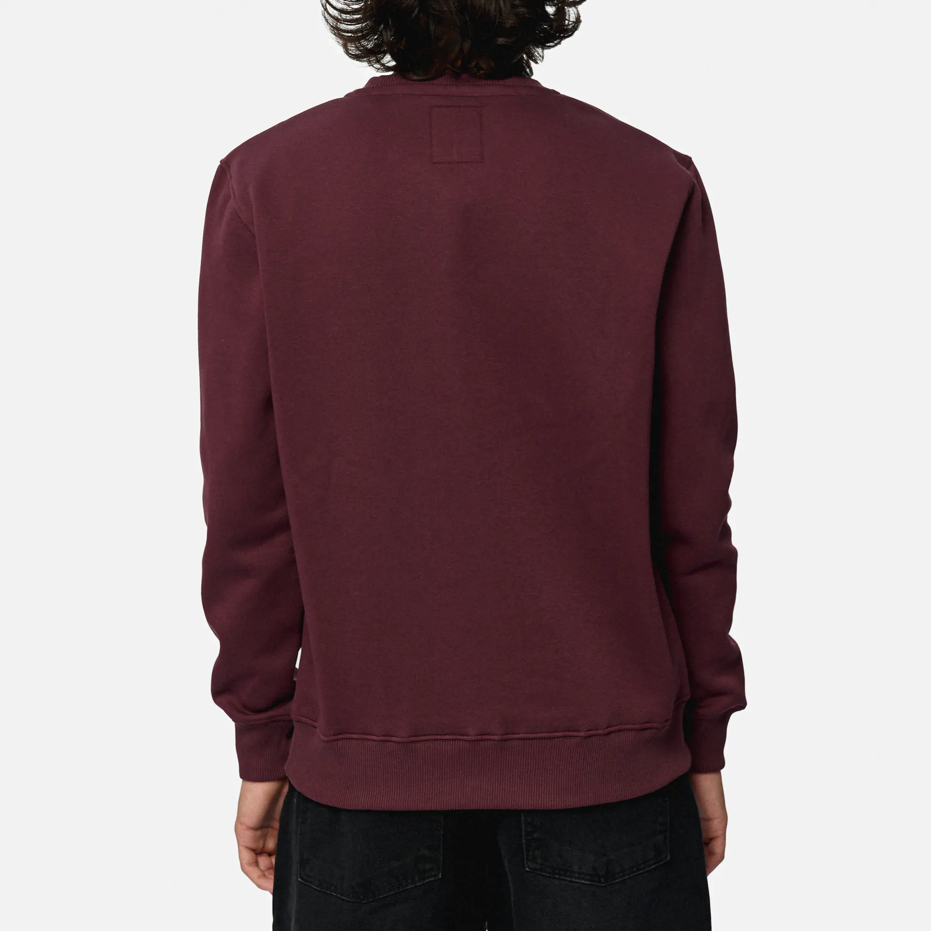 Alpha Industries Basic Sweater Small Logo Deep Maroon