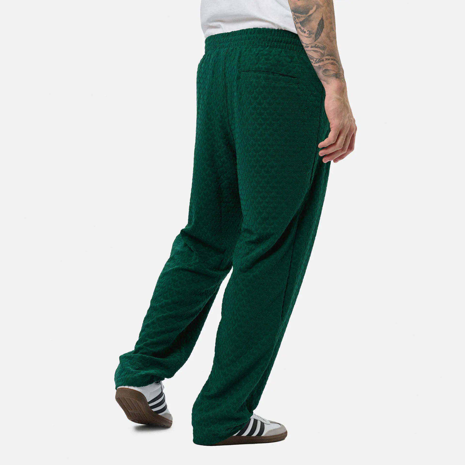 adidas Originals Q12 Monogram Track Pant Collegiate Green