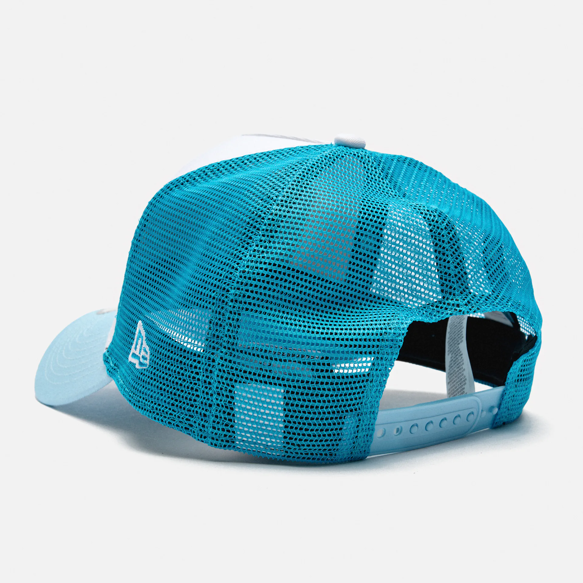 New Era Summer Mykonos Trucker Snapback Cap Blue/White