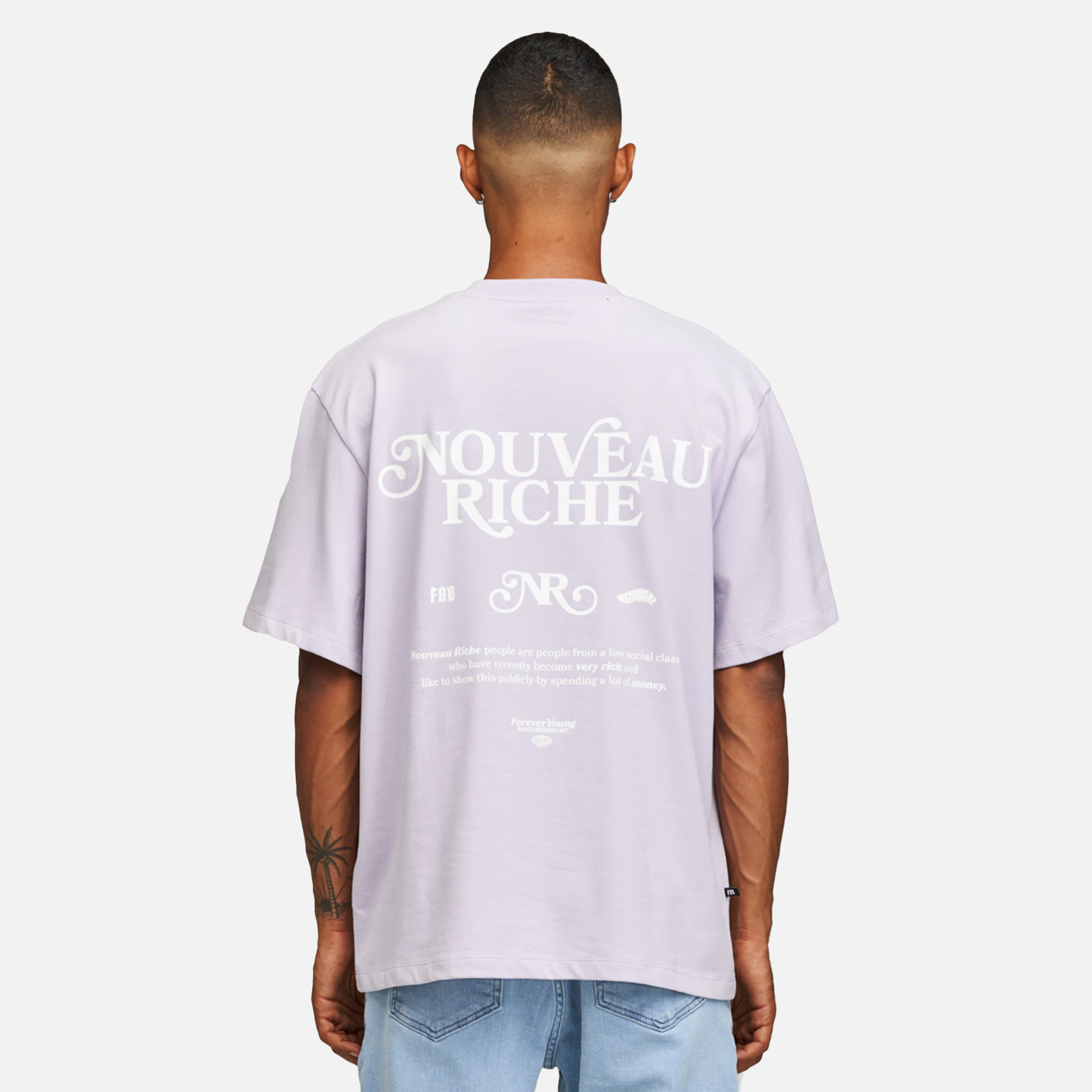 Fast and Bright Nouveau Riche T-Shirt Purple