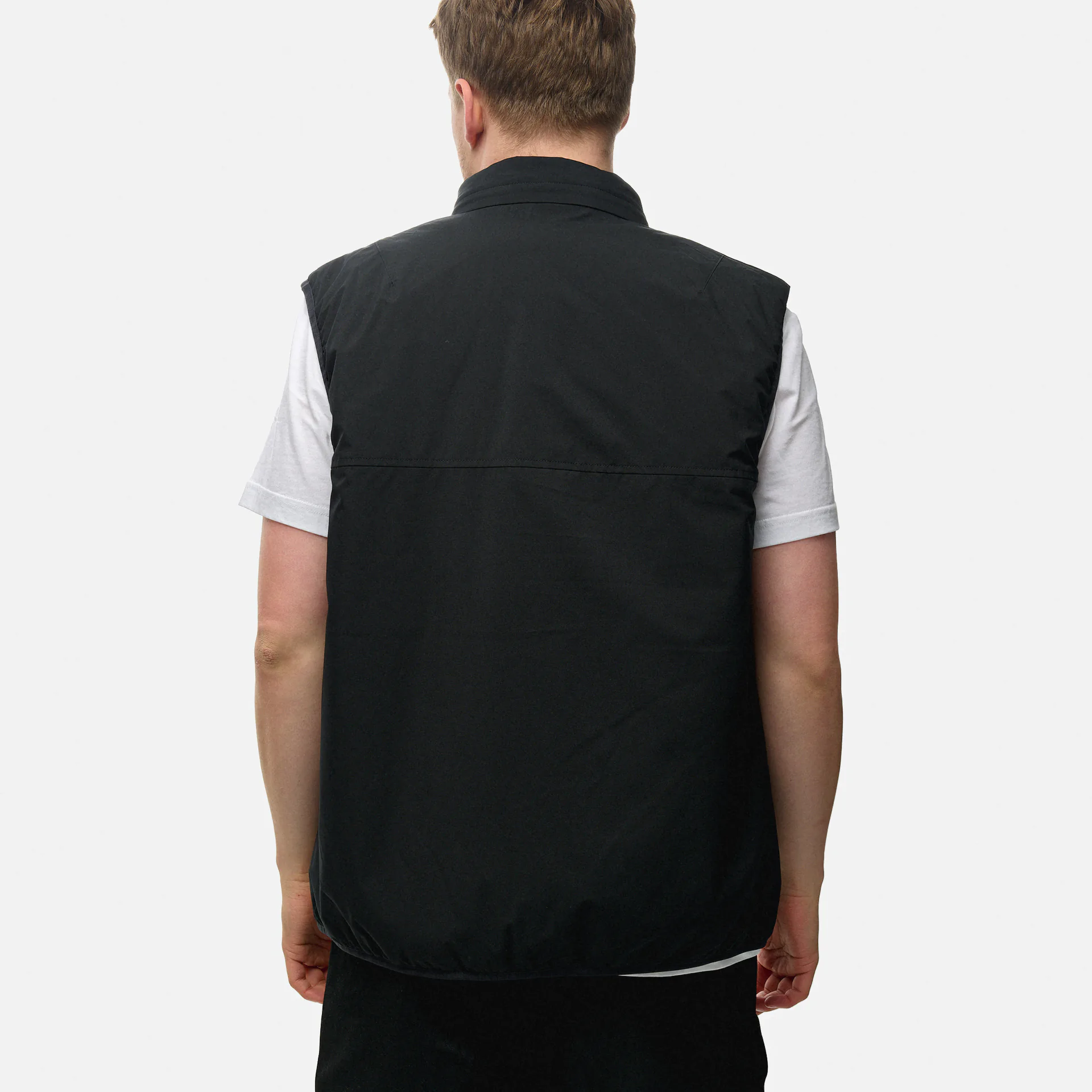 Fred Perry Zip Through Gilet Black