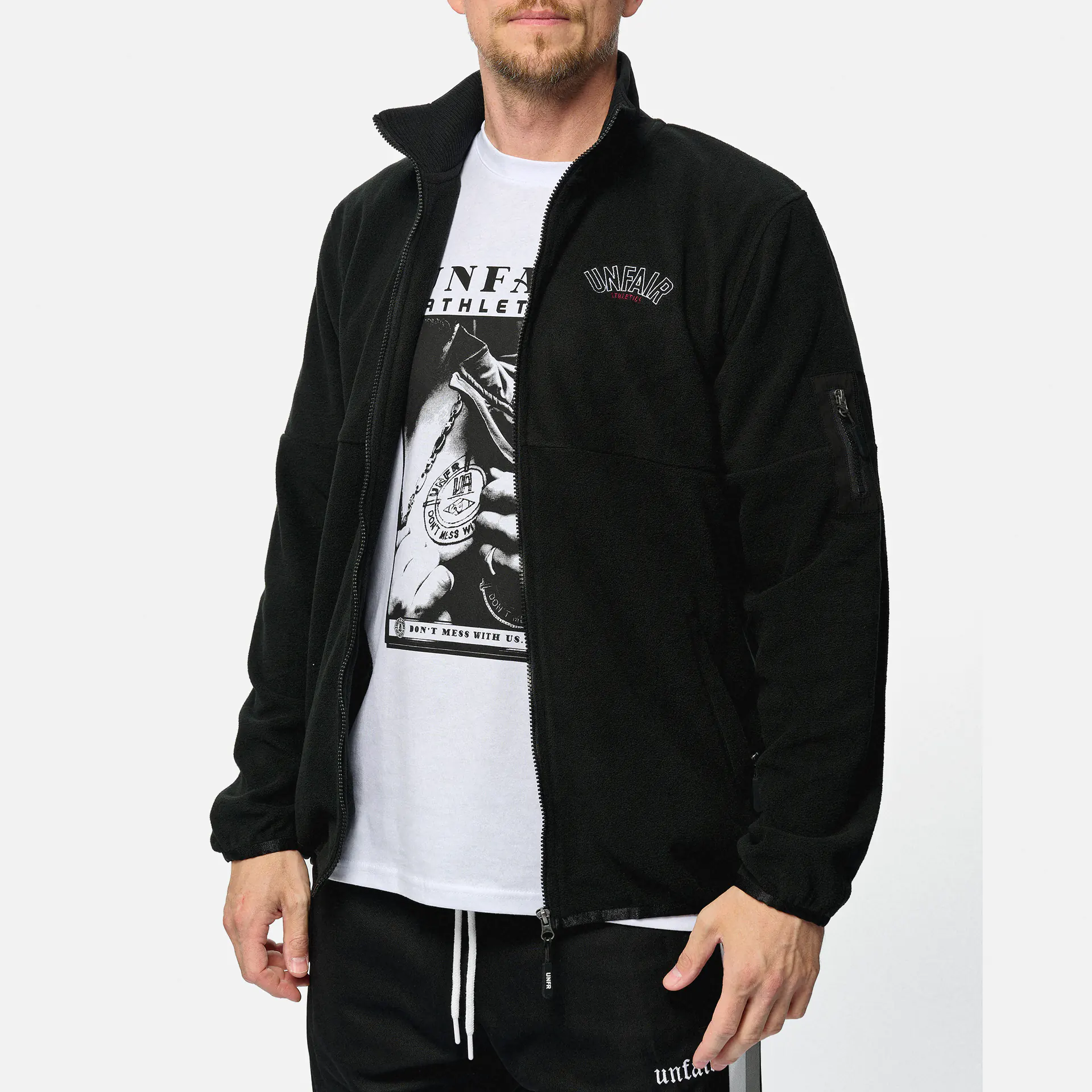 Unfair Athletics Next Gen Fleece Zip Black