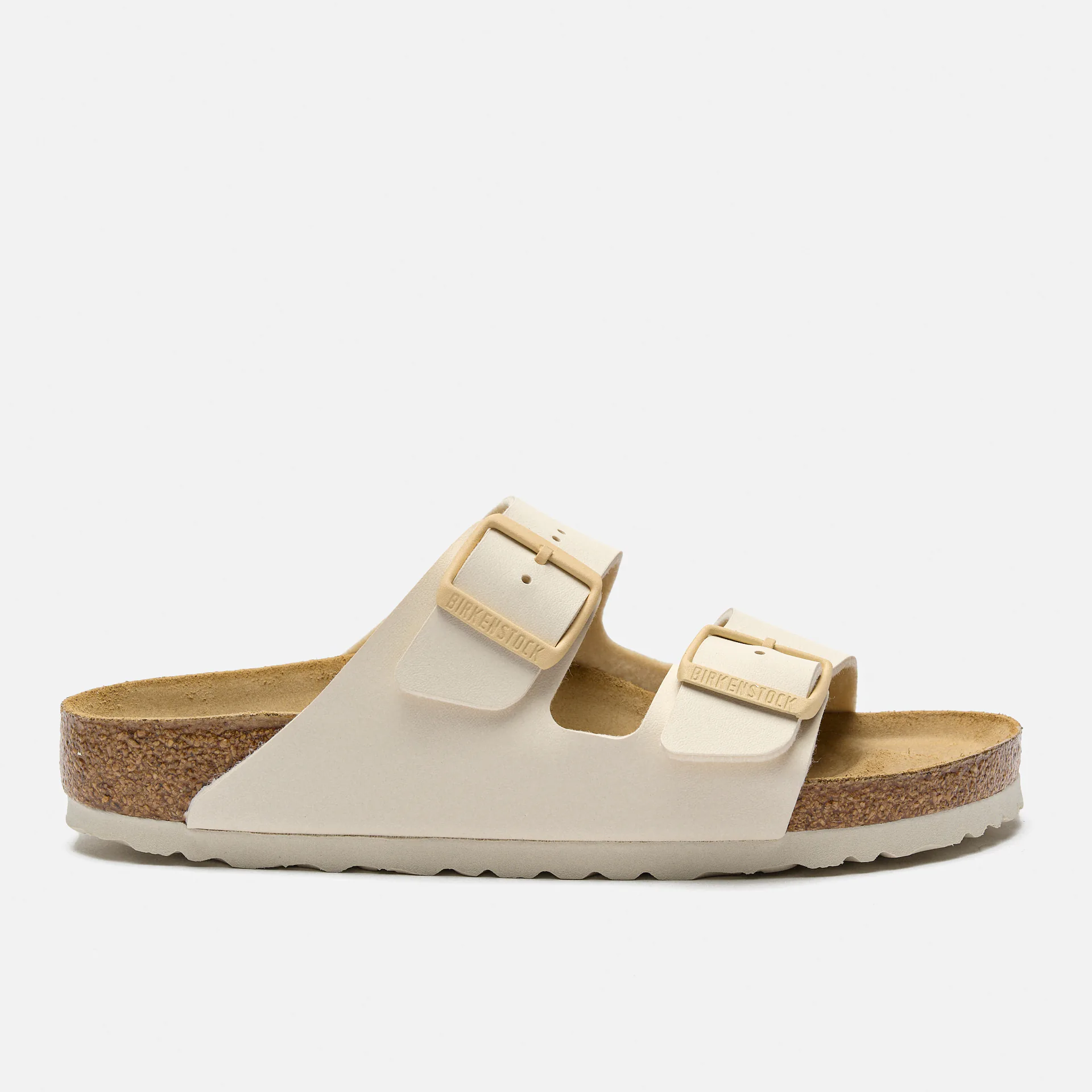 Birkenstock Arizona Narrow Birko-Flor Sandals Eggshell