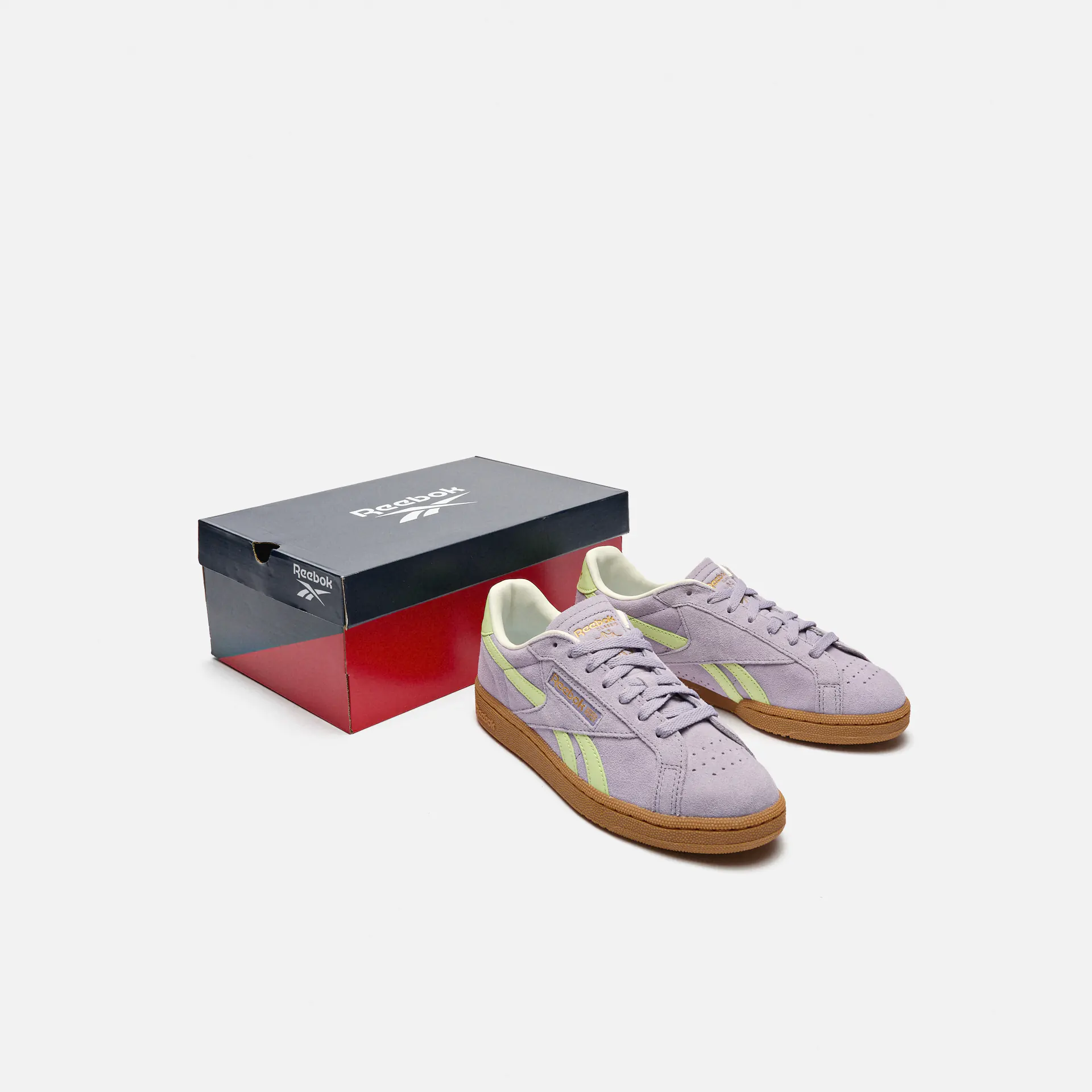 Reebok Club C Grounds UK Sneaker Dusk Purple/Astro Lime/Gum