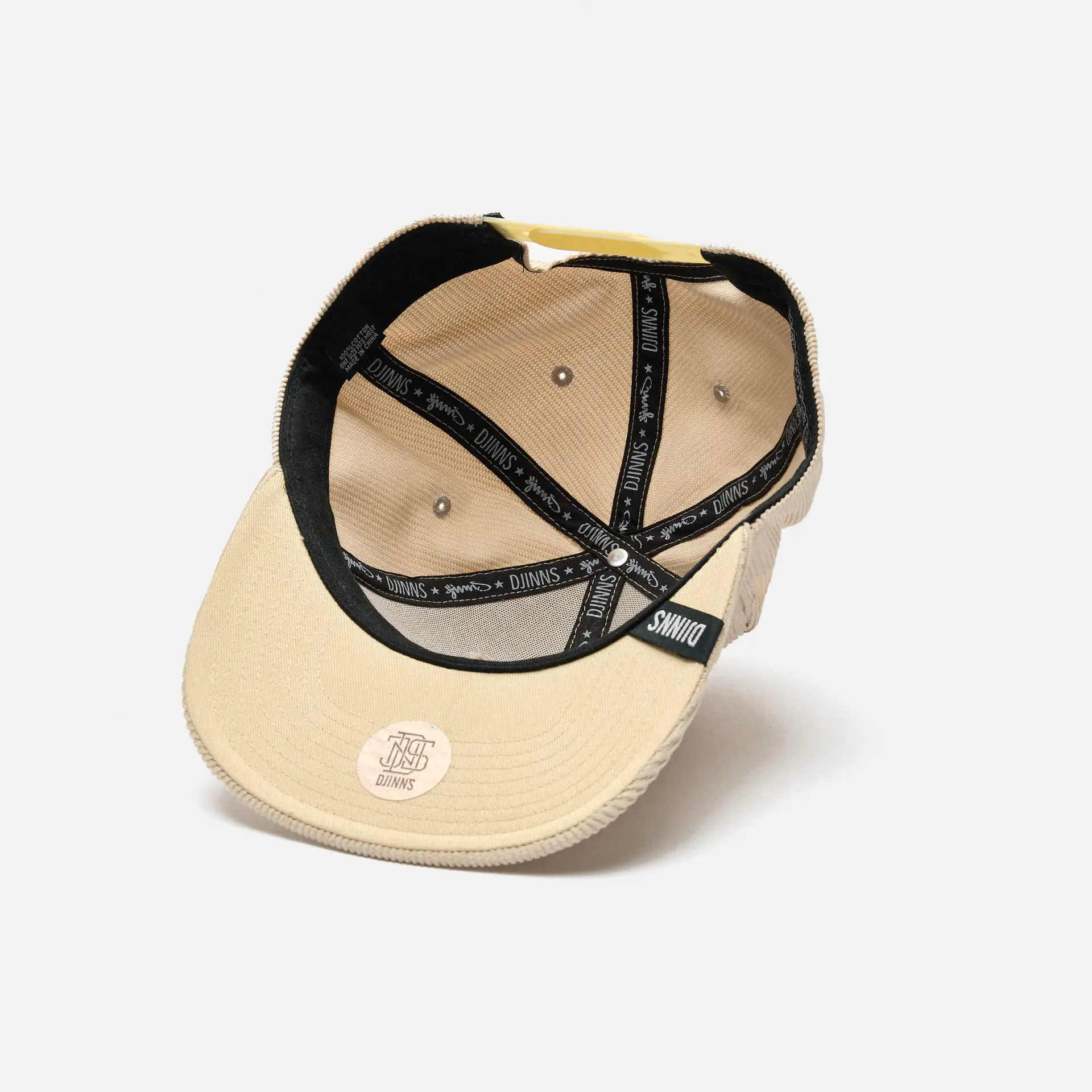 DJINNS 6 Panel TrueFit Cap Cord Mountains Beige