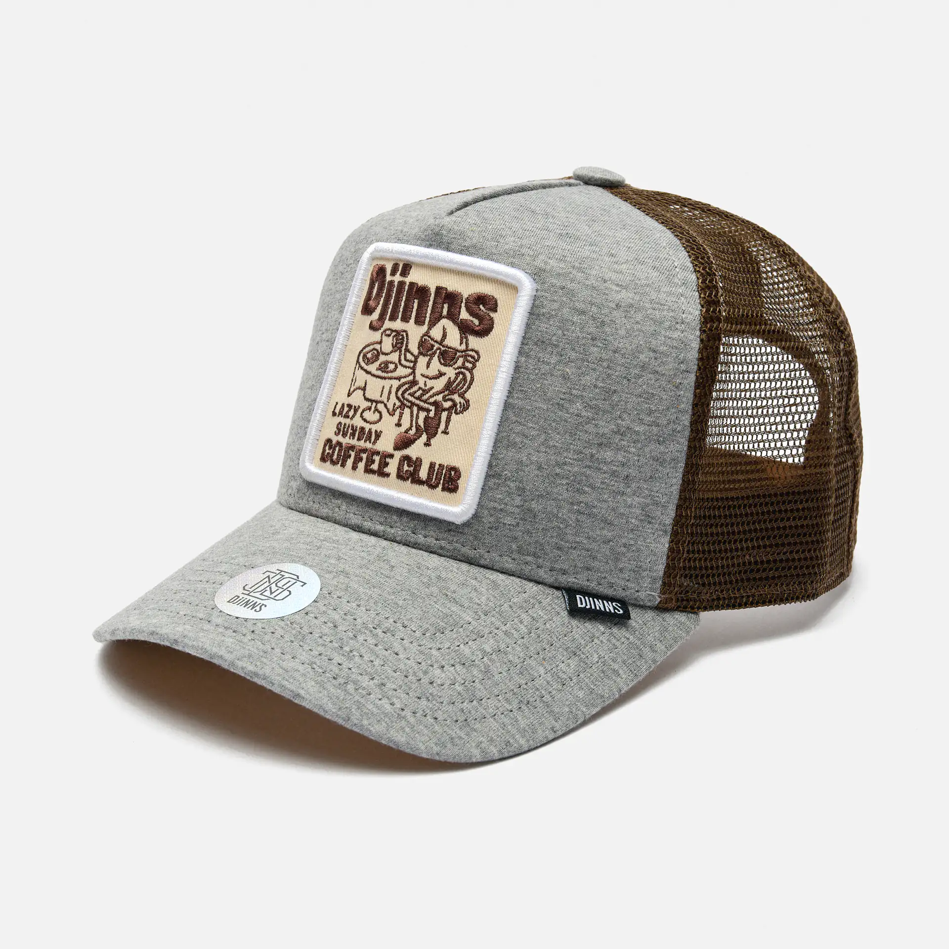 DJINNS Trucker Cap HFT Coffee Heather Grey