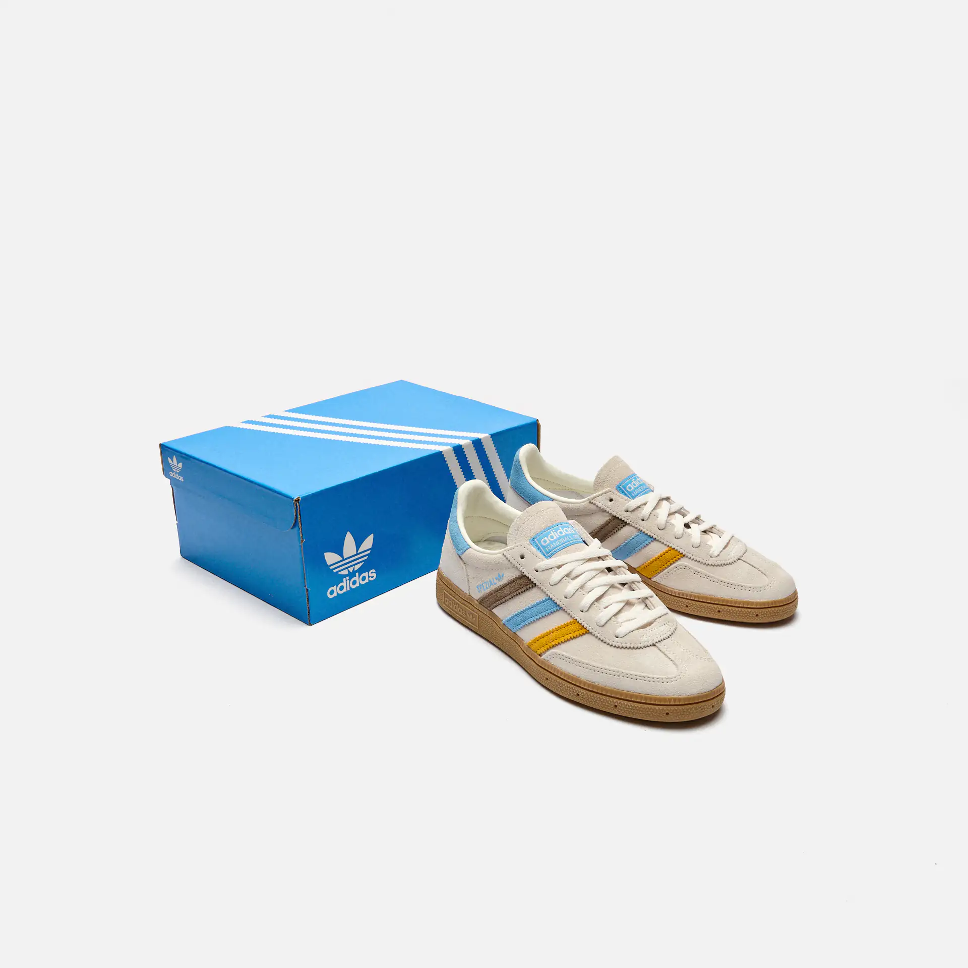 adidas Originals Handball Spezial Sneaker Cloud White Light Blue Earth Strata