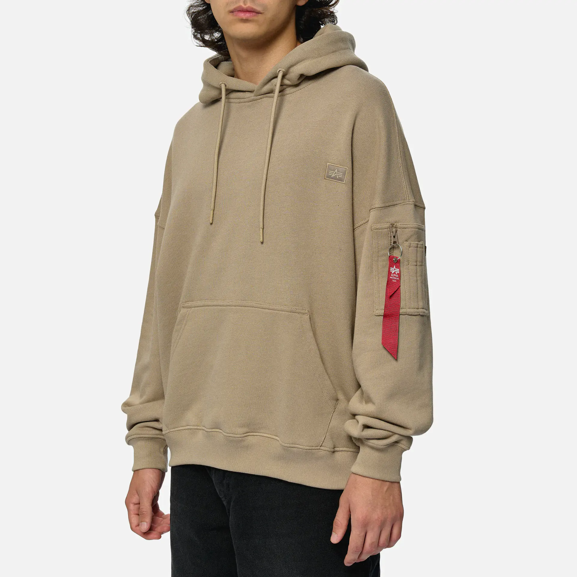 Alpha Industries Essentials RL Hoodie Beige