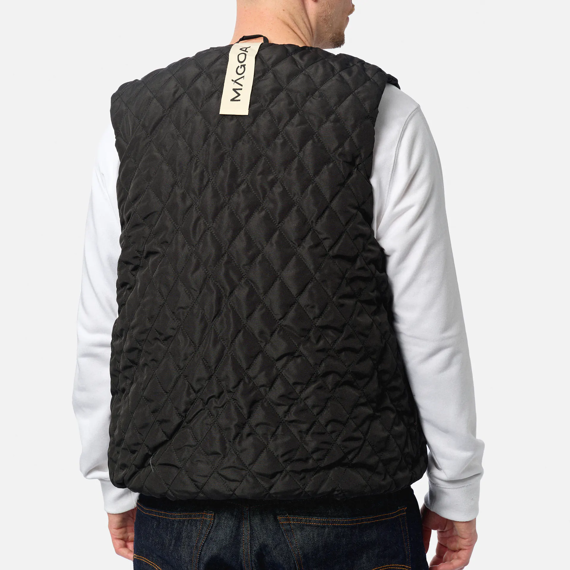 MÁGOA Megan Puffer Vest Black