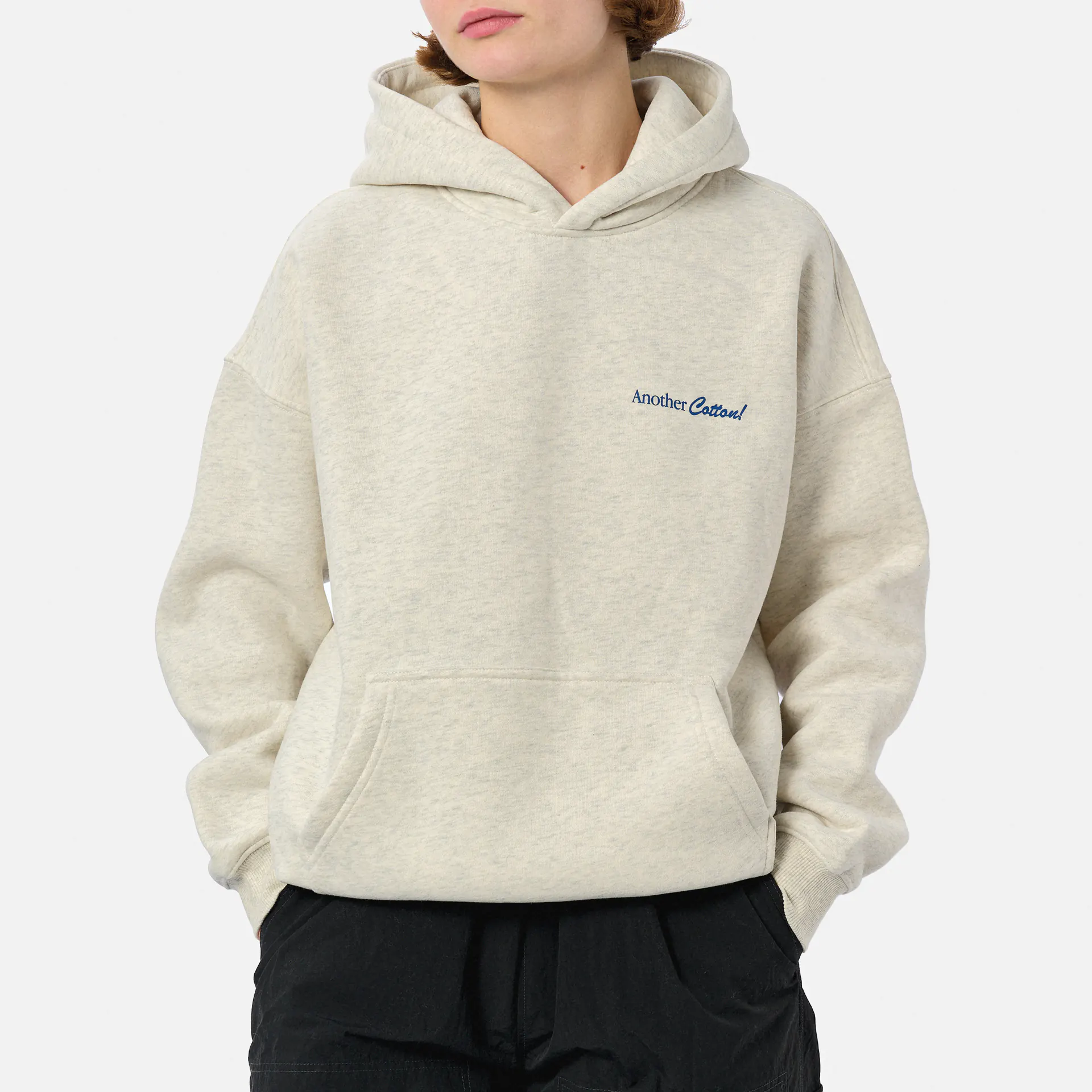 Another Cotton Breakfast Club Oversized Hoodie Grey