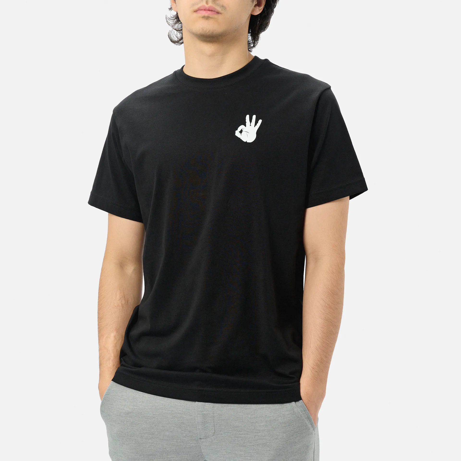 Kleinigkeit Bois Straightcut T-Shirt Keine Probleme Black