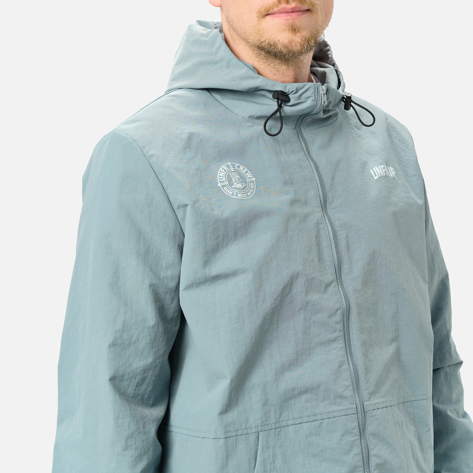 Unfair Athletics Two Sides Rainjacket Ultimate Grey