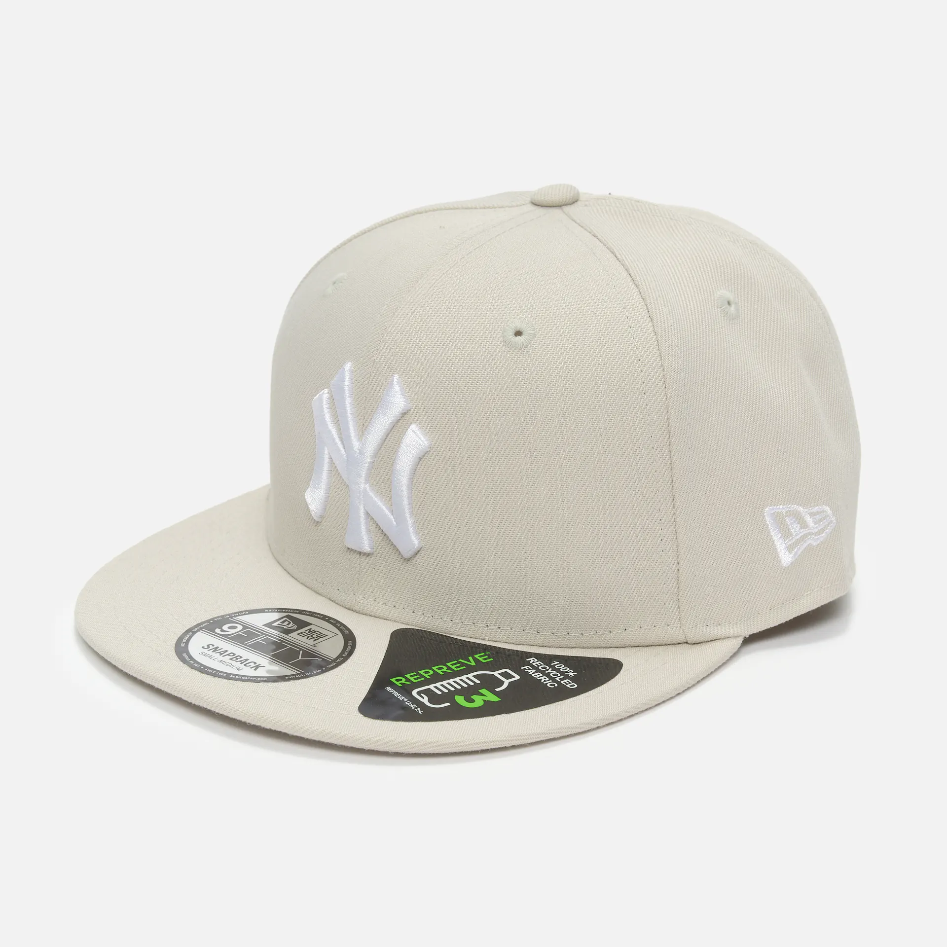 New Era MLB NY Yankees Repreve 9Fifty Snapback Cap Stone/White