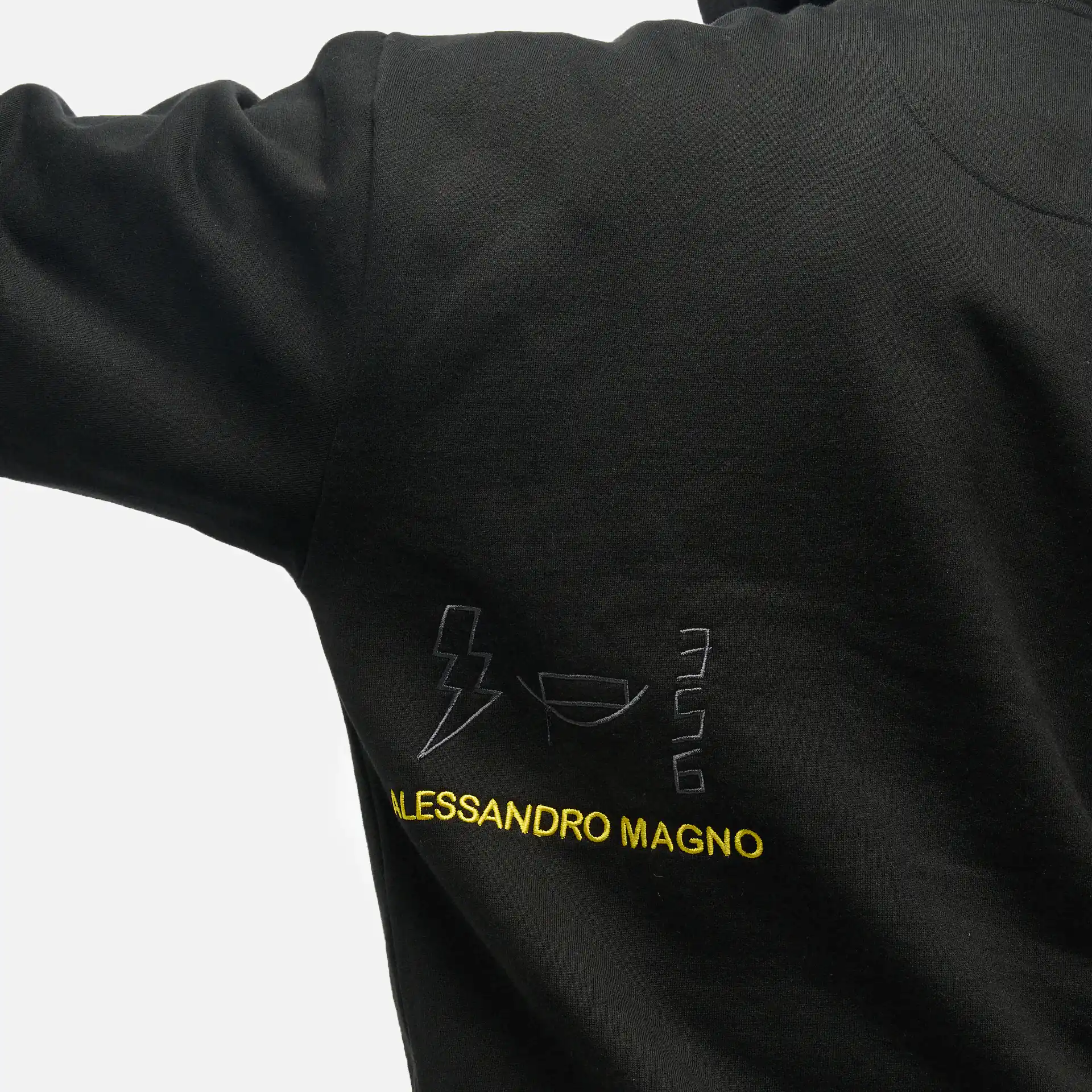 Alessandro Magno Basic Hoodie Black 