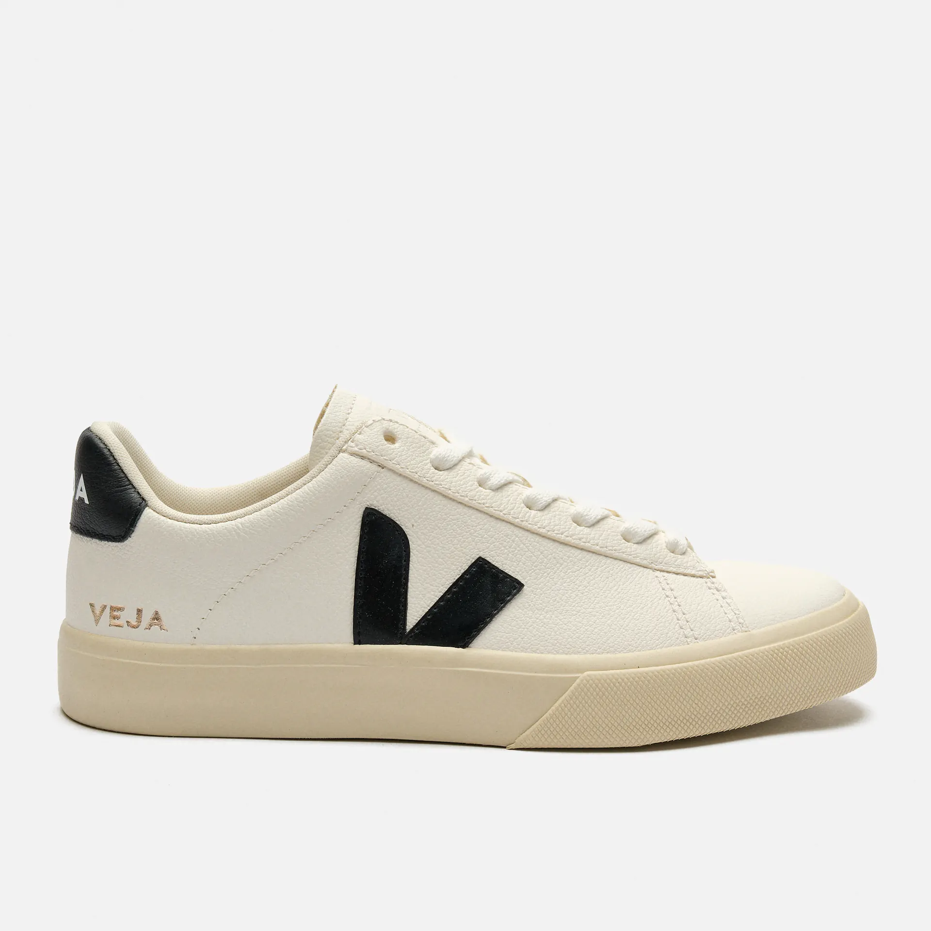 Veja Campo Chromefree Leather Sneaker Extra White/ Black