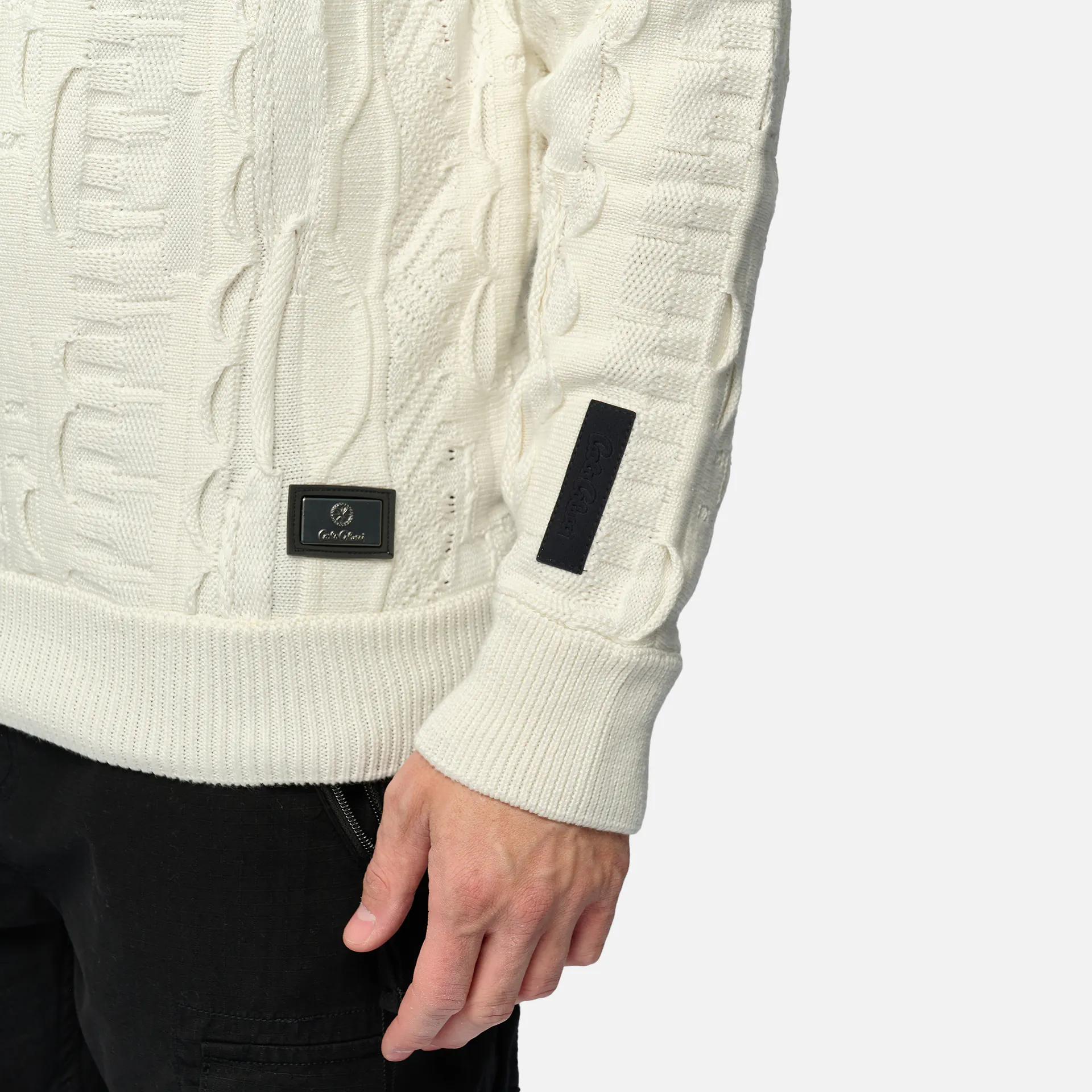 Carlo Colucci Knit Pullover Offwhite