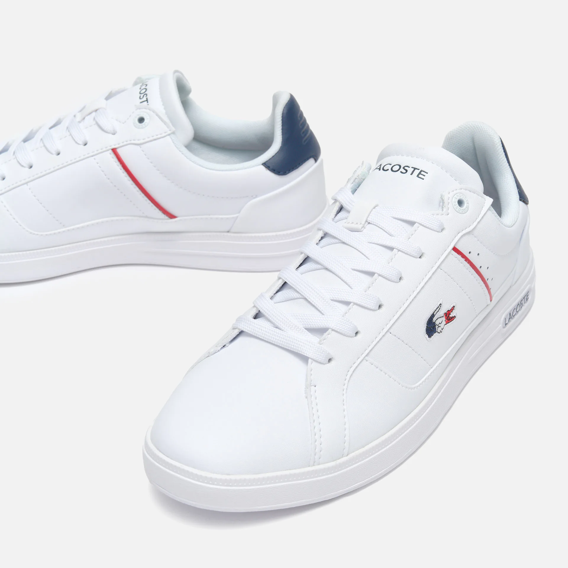 Lacoste Europa Pro Tri 123 1 SMA Sneaker White/Navy/Red