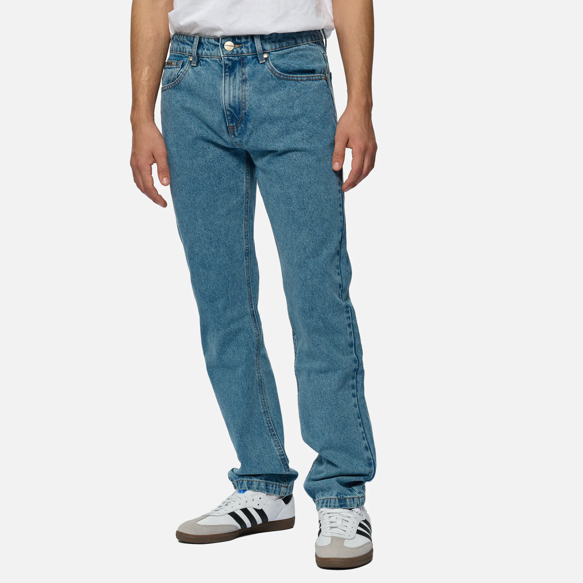 PEGADOR Baures Straight Jeans Washed Blue