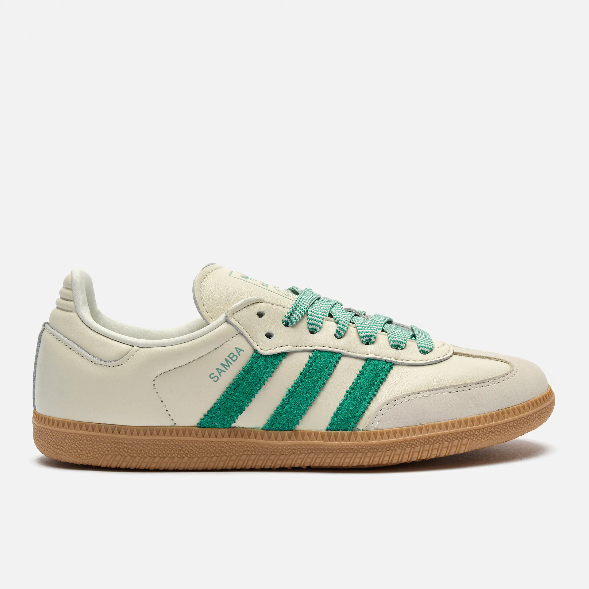 adidas Originals Samba Sneaker OG Off White/Court Green