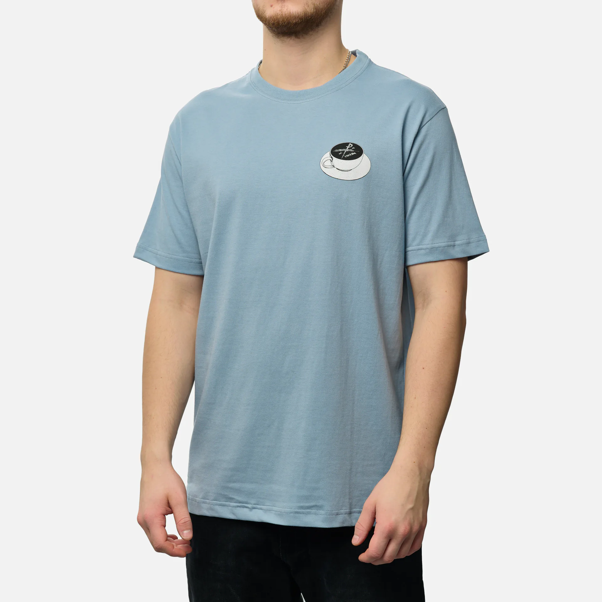 Iriedaily Slowpresso T-Shirt Light Blue