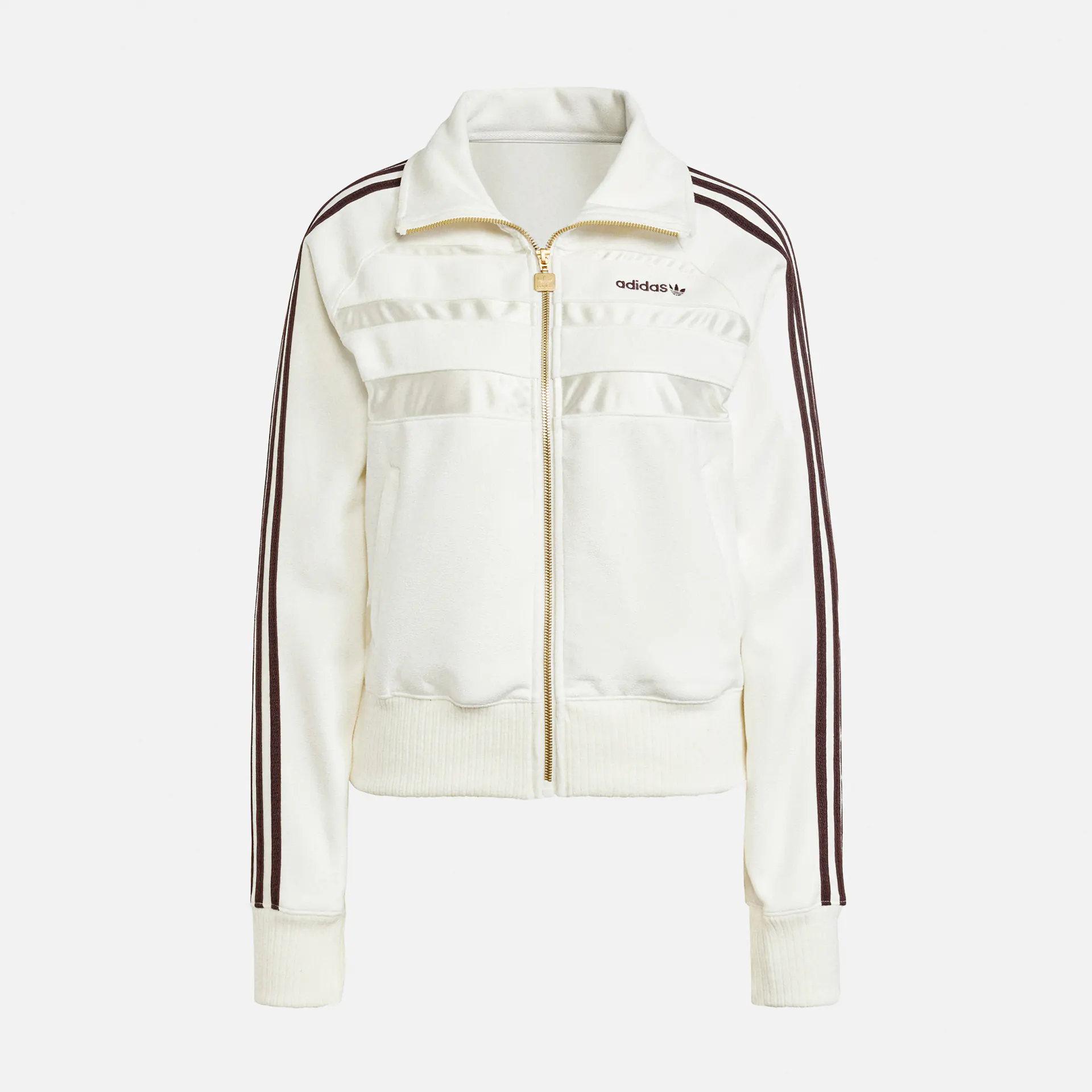 adidas Originals Suede The First Track Jacket Off White