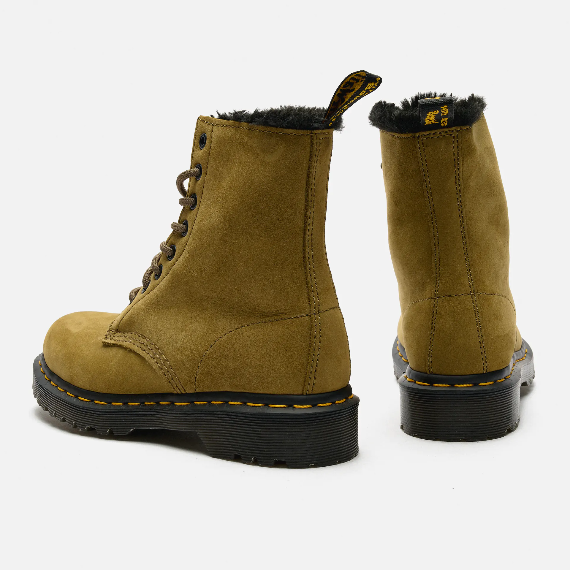 Dr. Martens 1460 Serena Boots Olive