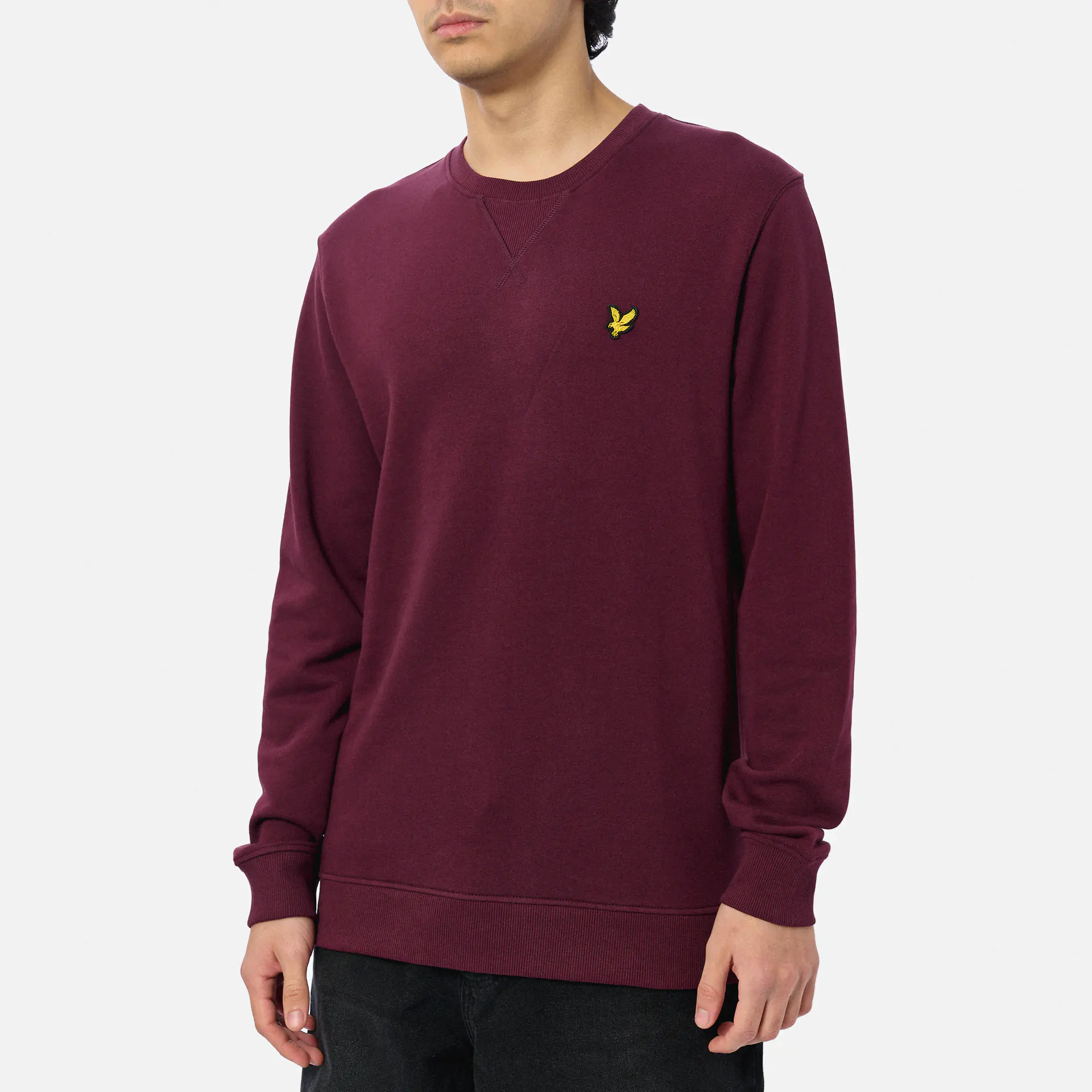 Lyle & Scott Crew Neck Sweatshirt Burgundy